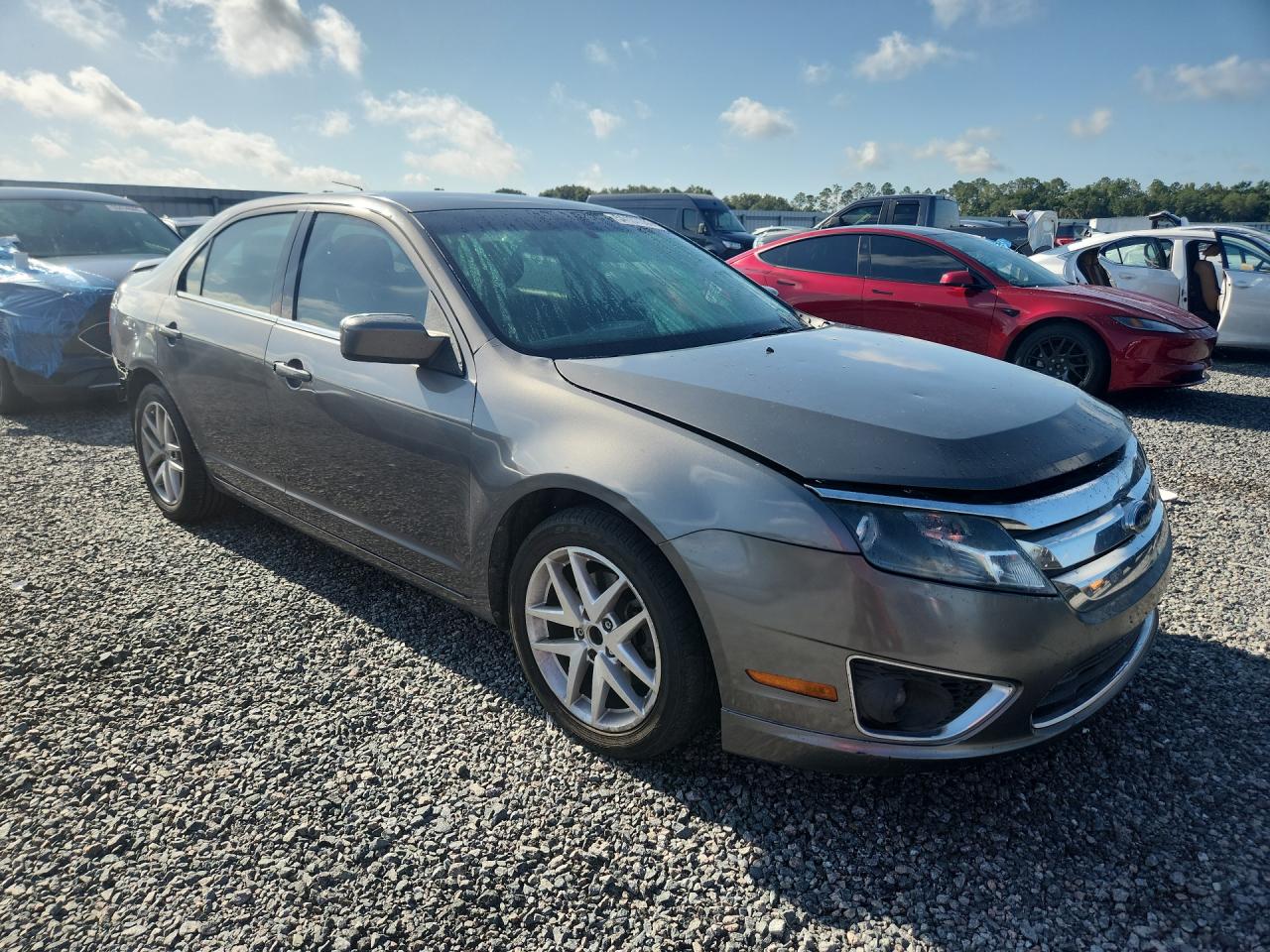 2011 Ford Fusion Se Серый vin: 3FAHP0HA1BR214029