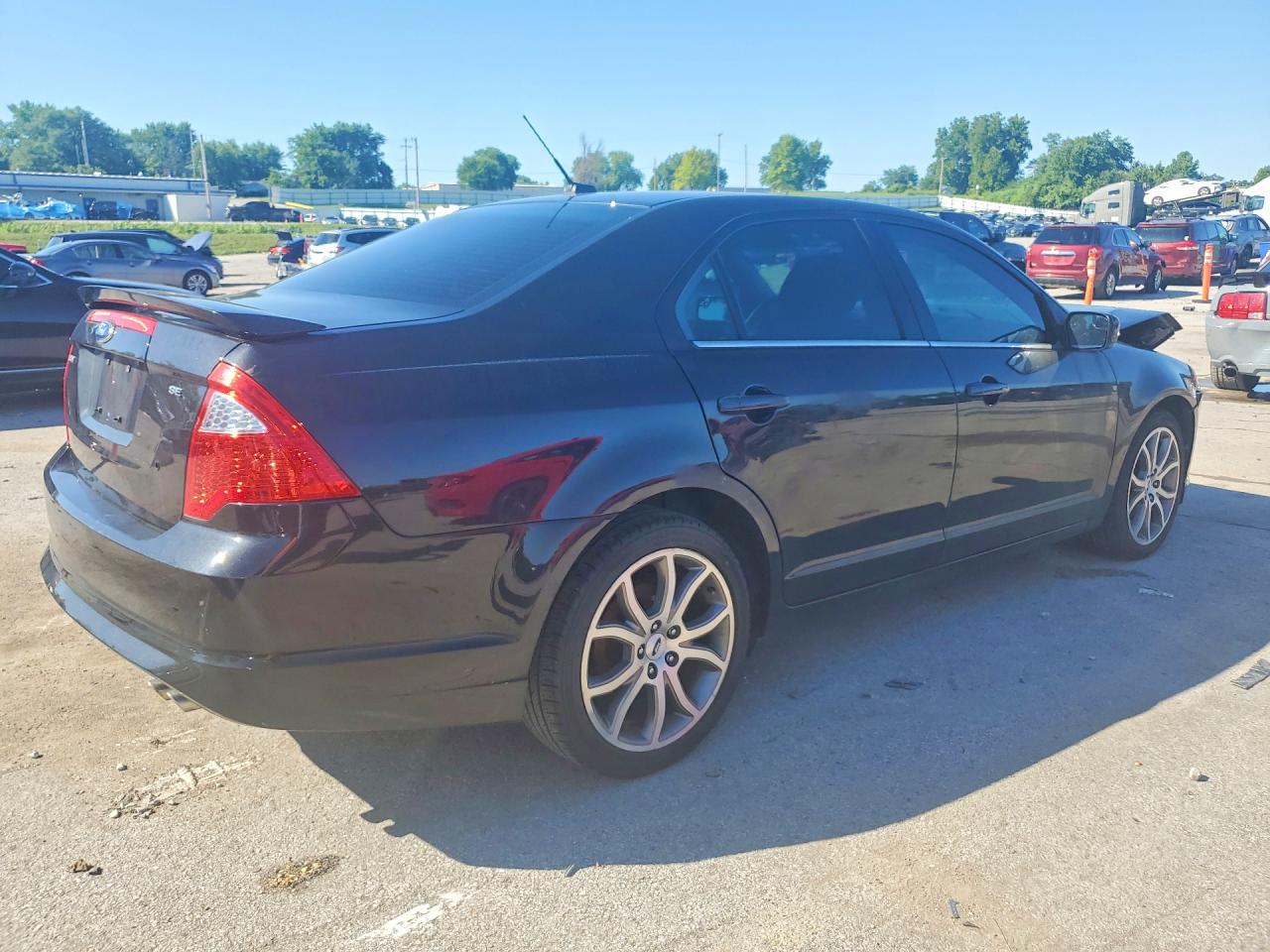 2011 Ford Fusion Se Black vin: 3FAHP0HA1BR286218