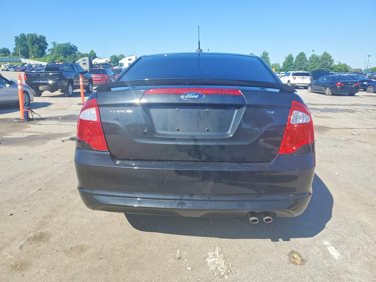 2011 Ford Fusion Se Black vin: 3FAHP0HA1BR286218