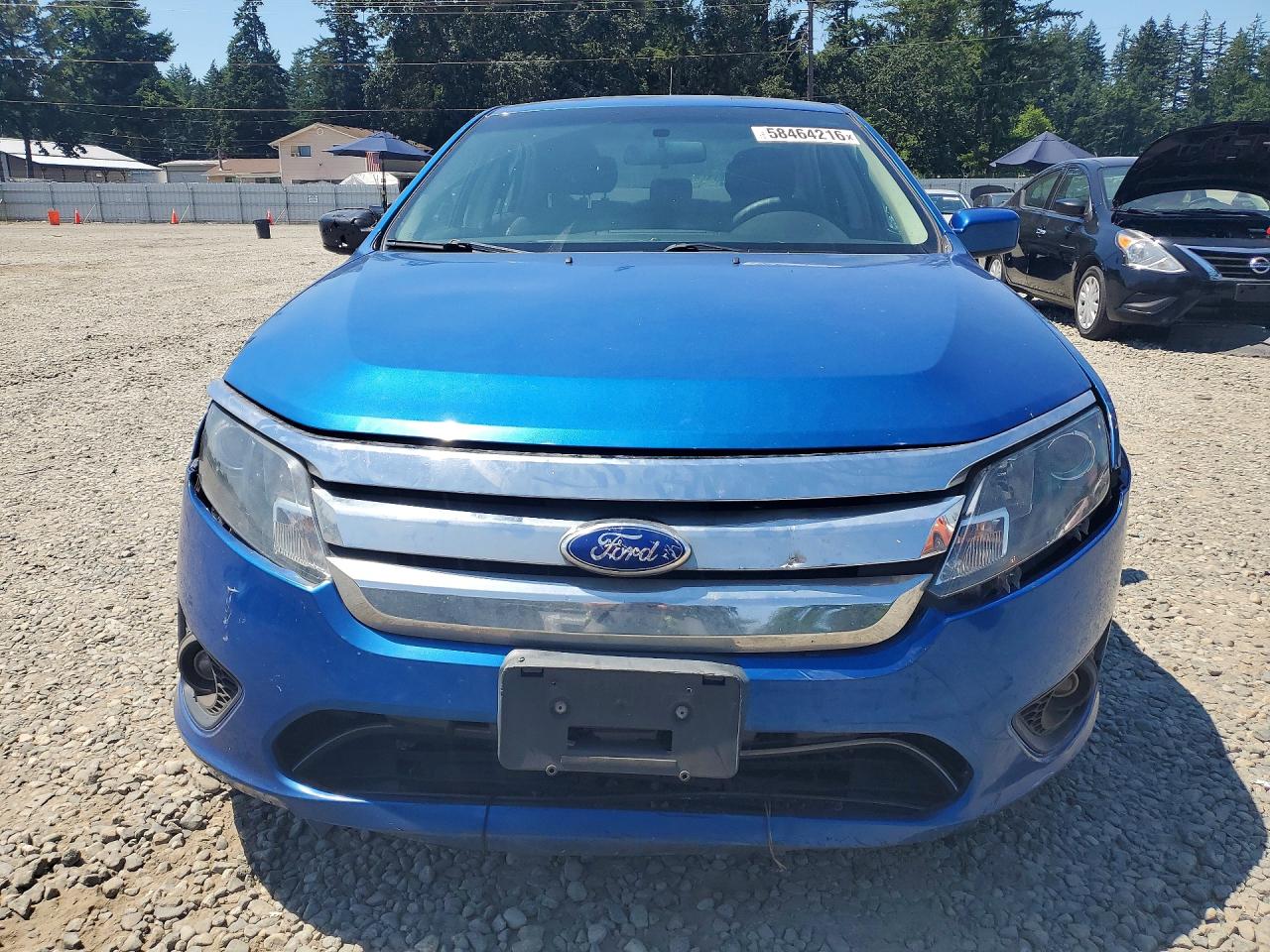 2011 Ford Fusion Se Blue vin: 3FAHP0HA1BR299843