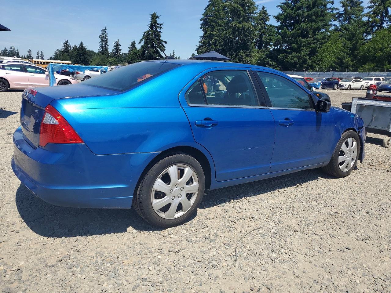 2011 Ford Fusion Se Blue vin: 3FAHP0HA1BR299843