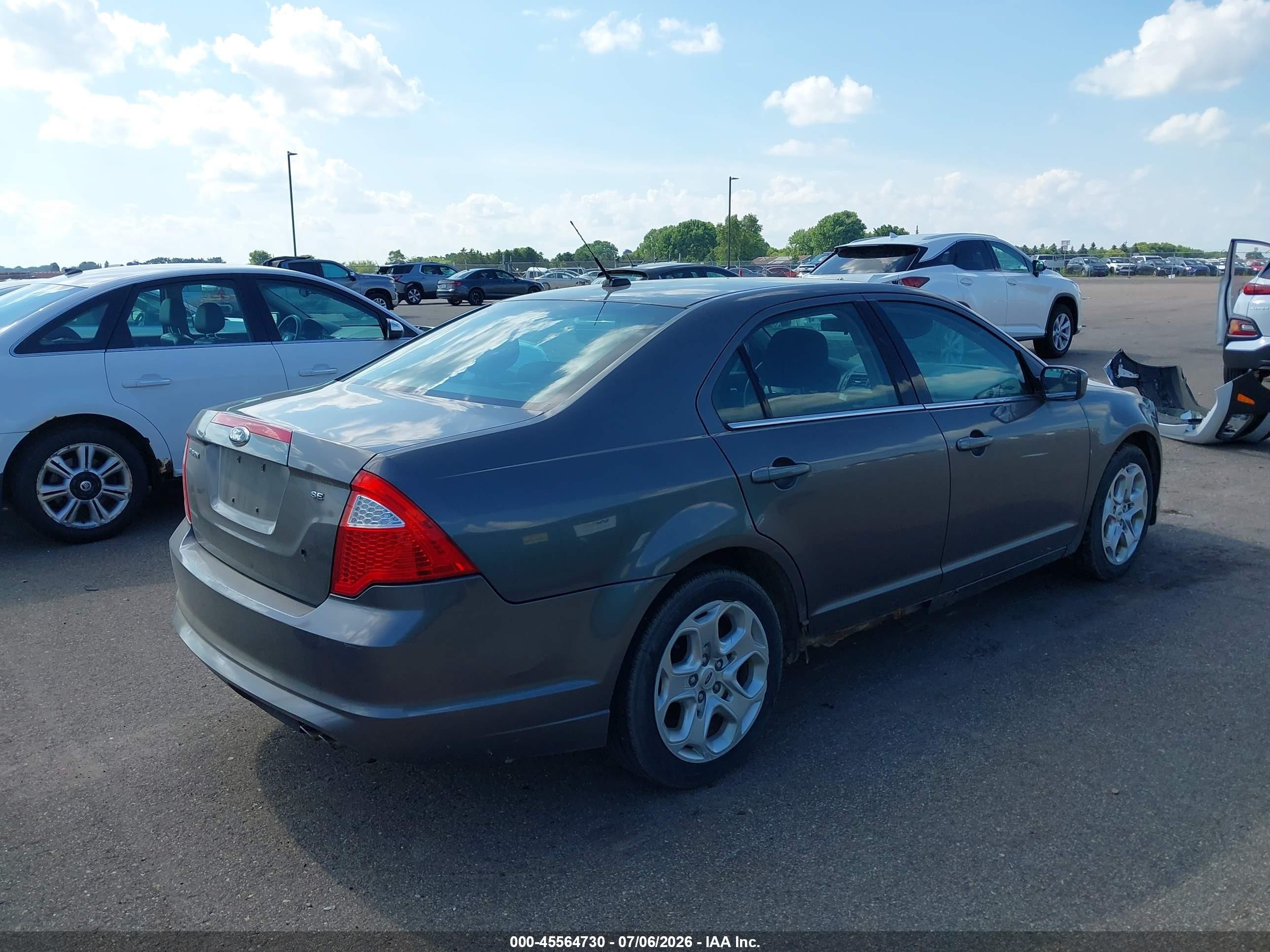 2011 Ford Fusion Se Gray vin: 3FAHP0HA1BR337992