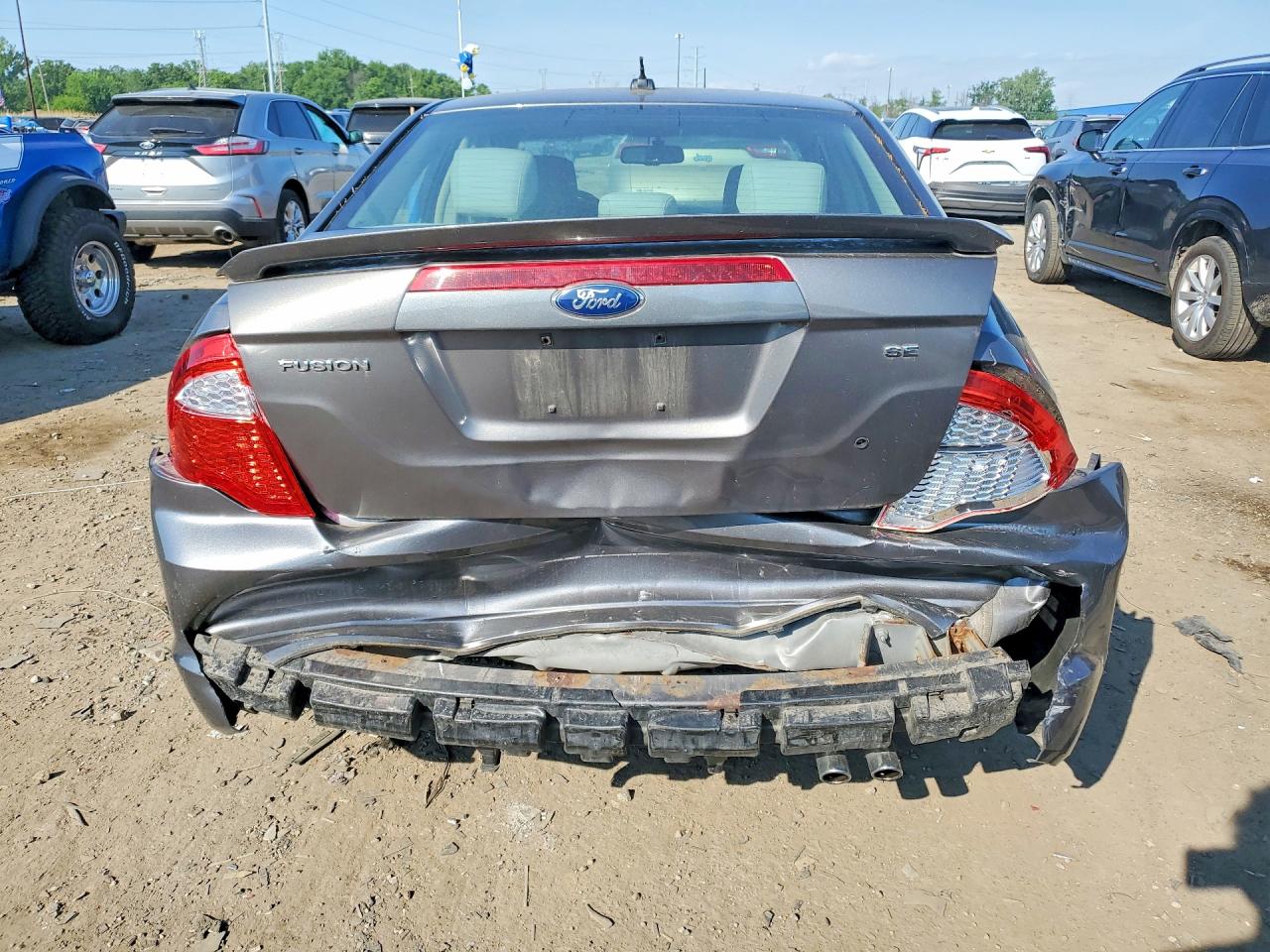 2011 Ford Fusion Se Gray vin: 3FAHP0HA1BR346630