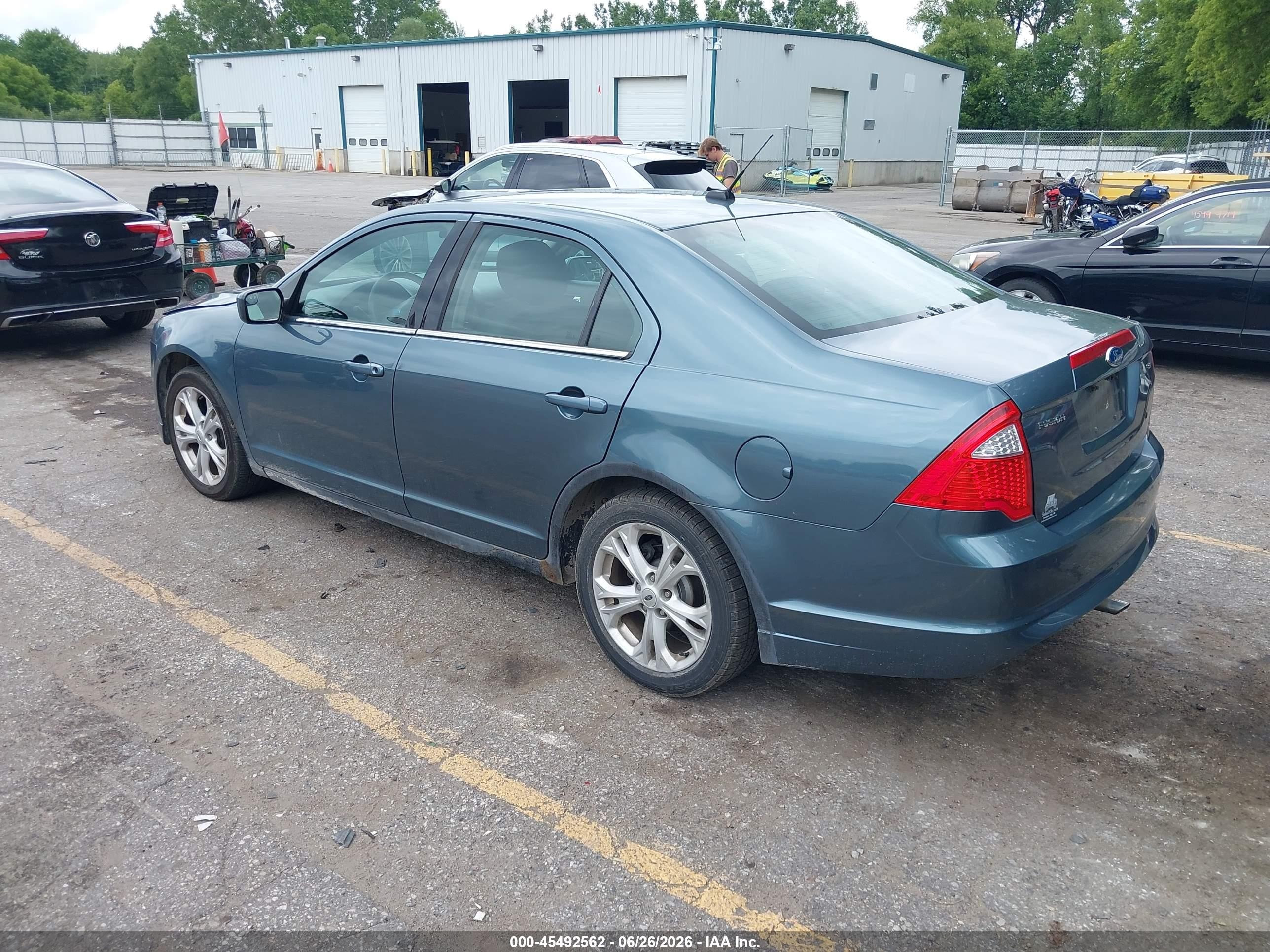 2012 Ford Fusion Se Blue vin: 3FAHP0HA1CR122999