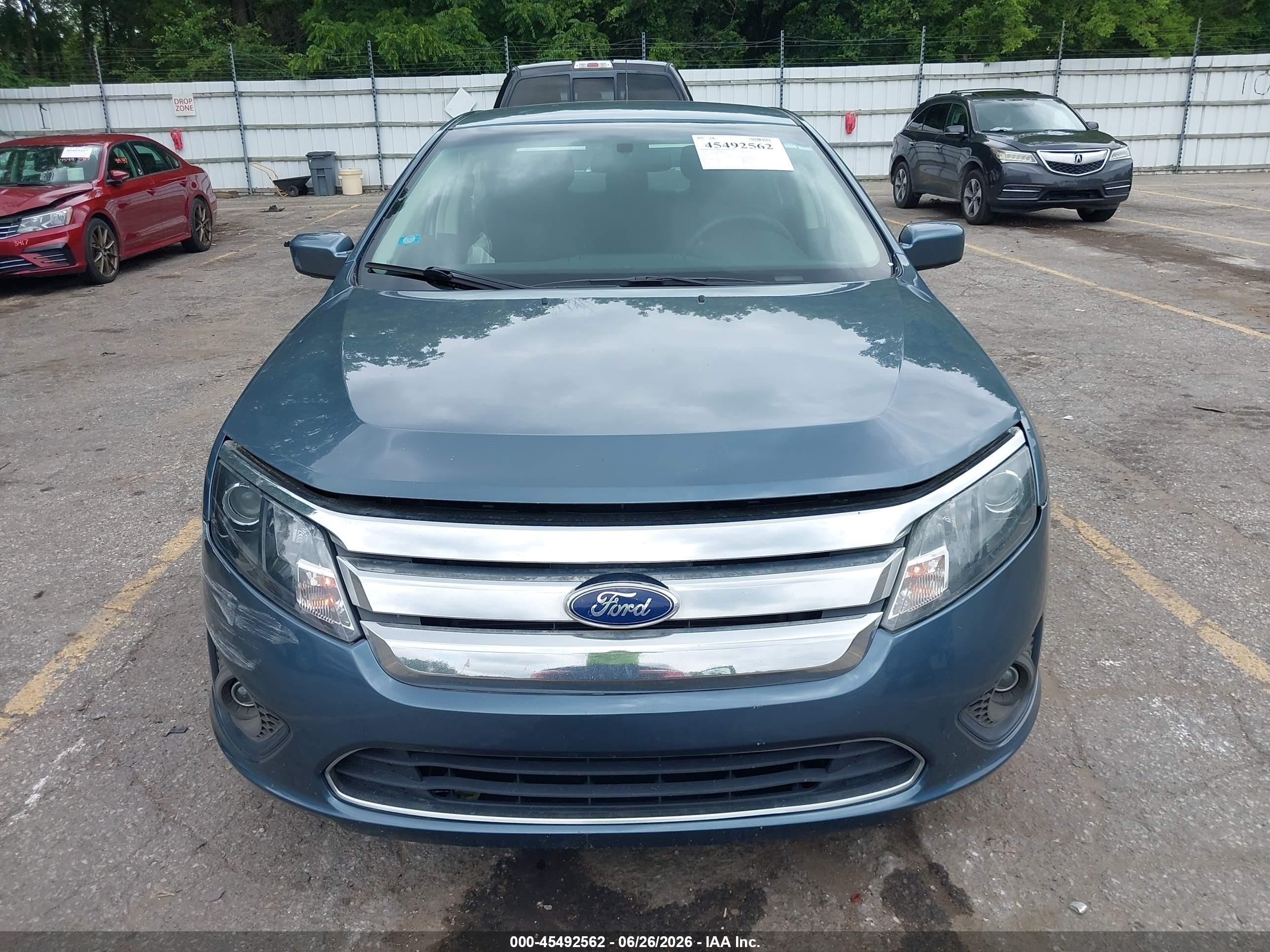 2012 Ford Fusion Se Blue vin: 3FAHP0HA1CR122999