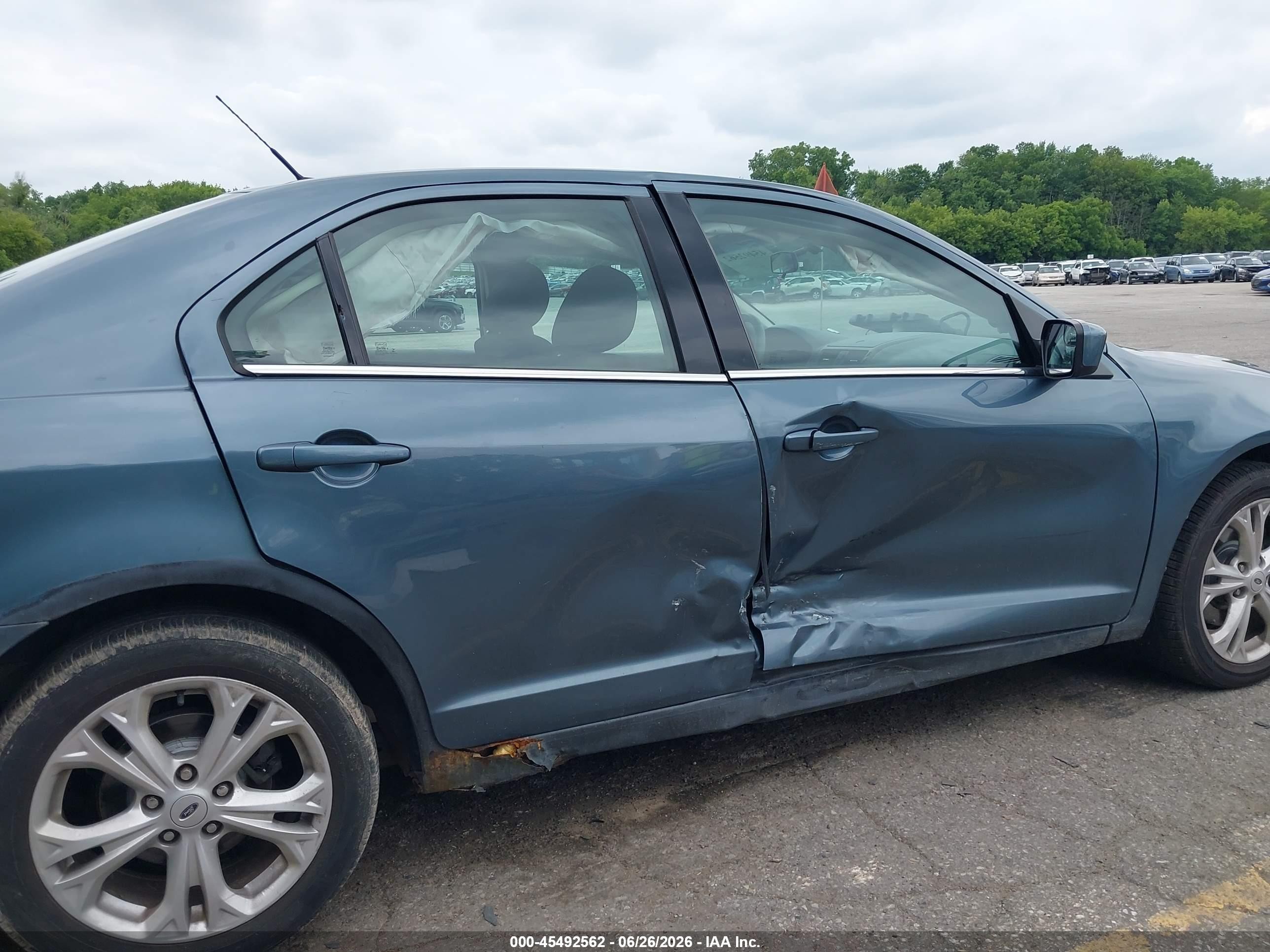 2012 Ford Fusion Se Blue vin: 3FAHP0HA1CR122999