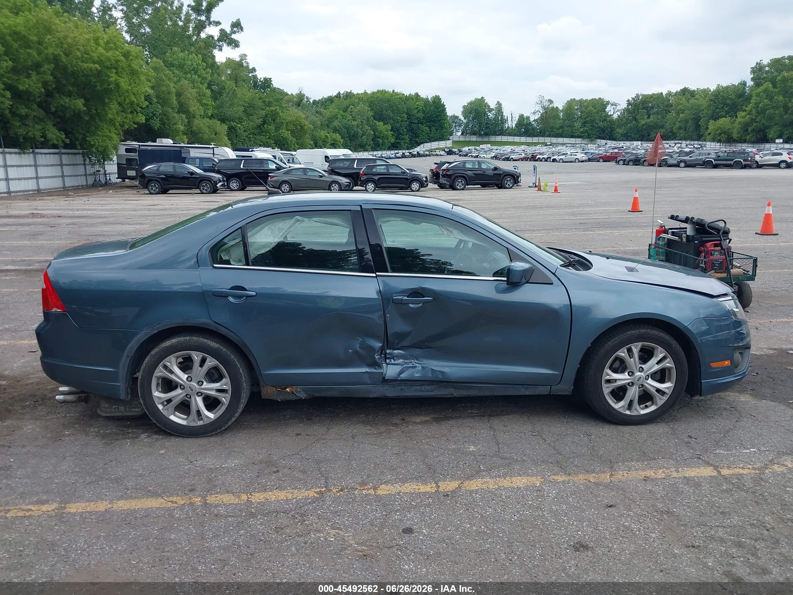 2012 Ford Fusion Se Blue vin: 3FAHP0HA1CR122999