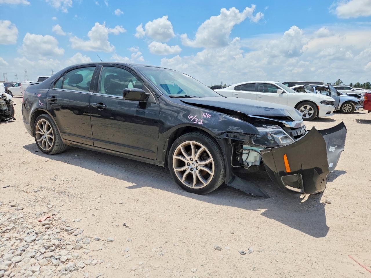 2012 Ford Fusion Se Black vin: 3FAHP0HA1CR124672
