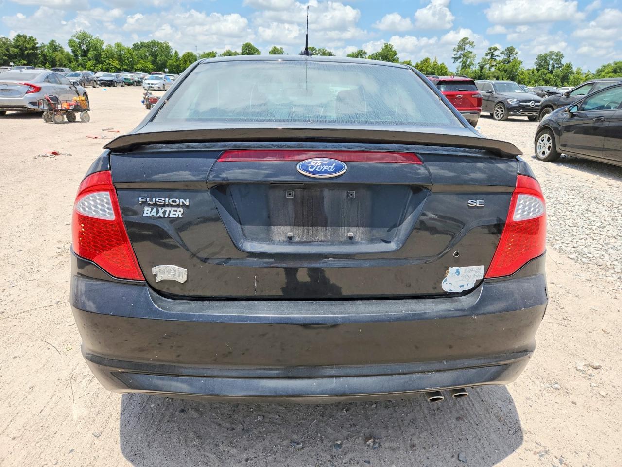 2012 Ford Fusion Se Black vin: 3FAHP0HA1CR124672