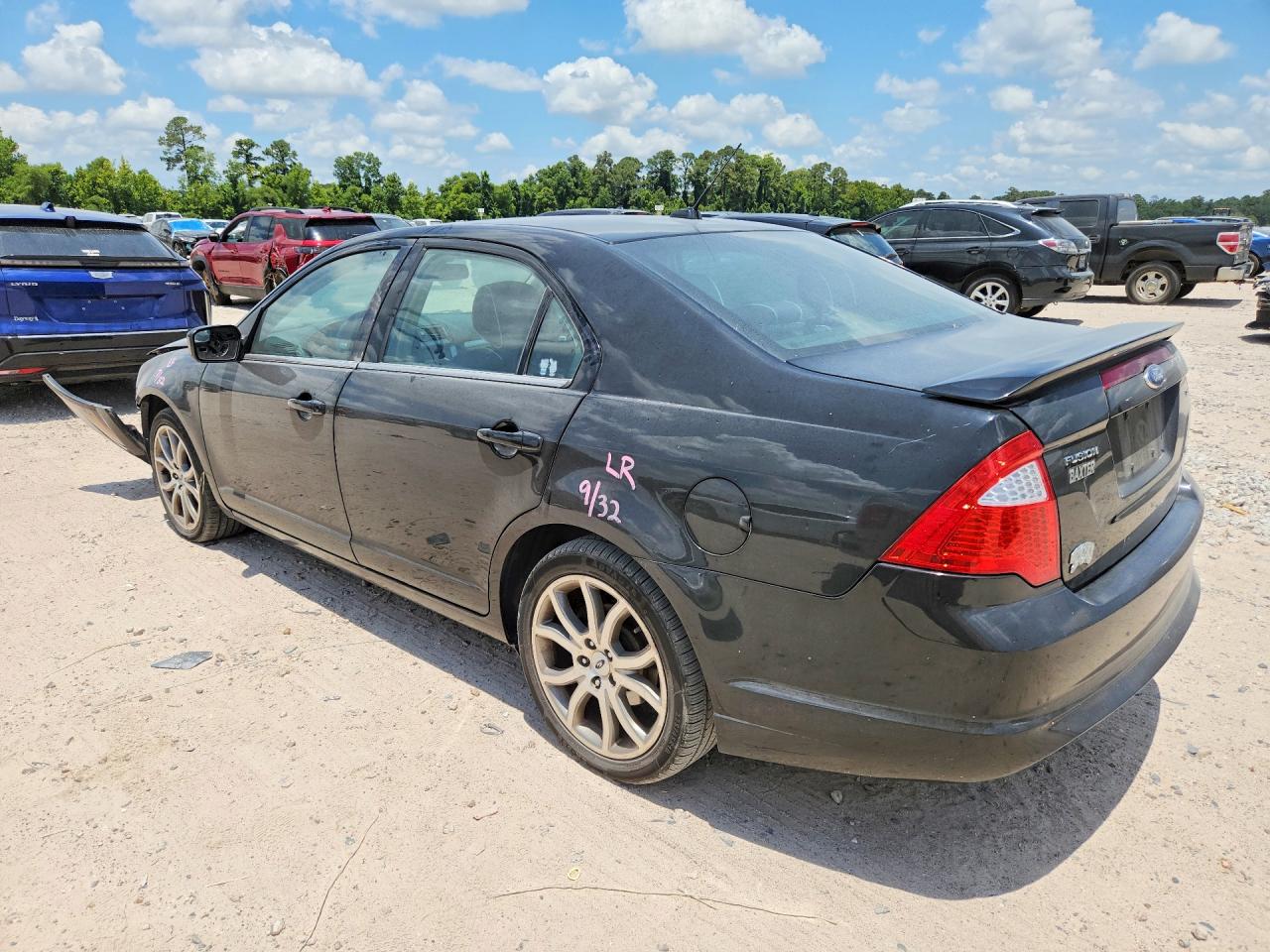 2012 Ford Fusion Se Black vin: 3FAHP0HA1CR124672