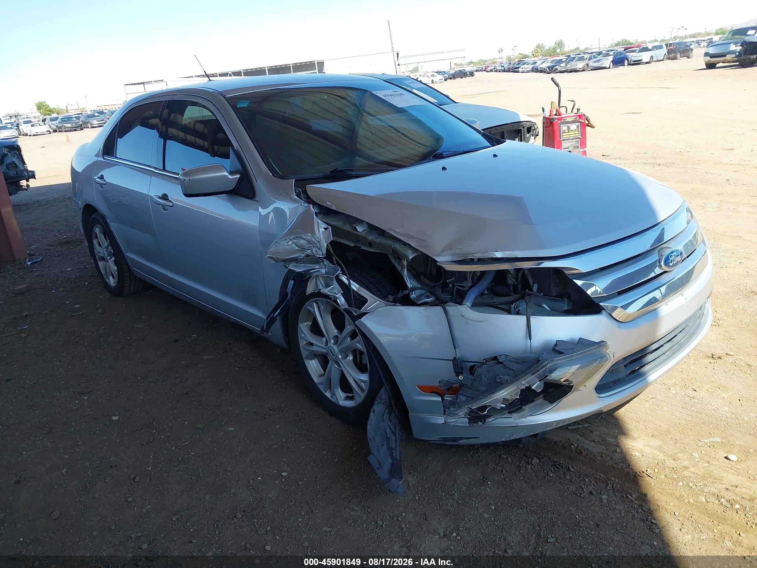 2012 Ford Fusion Se Silver vin: 3FAHP0HA1CR137955