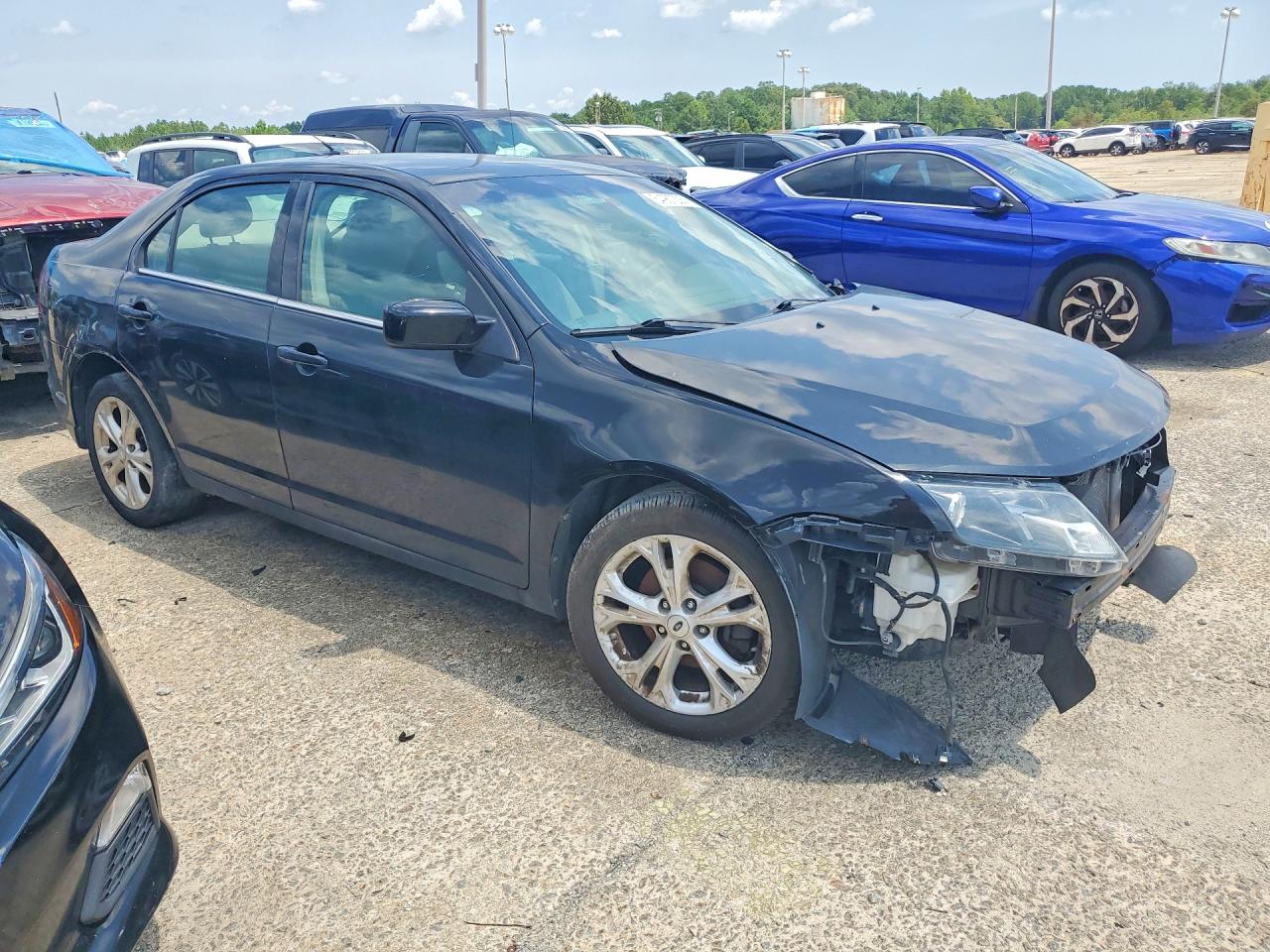 2012 Ford Fusion Se Black vin: 3FAHP0HA1CR142704
