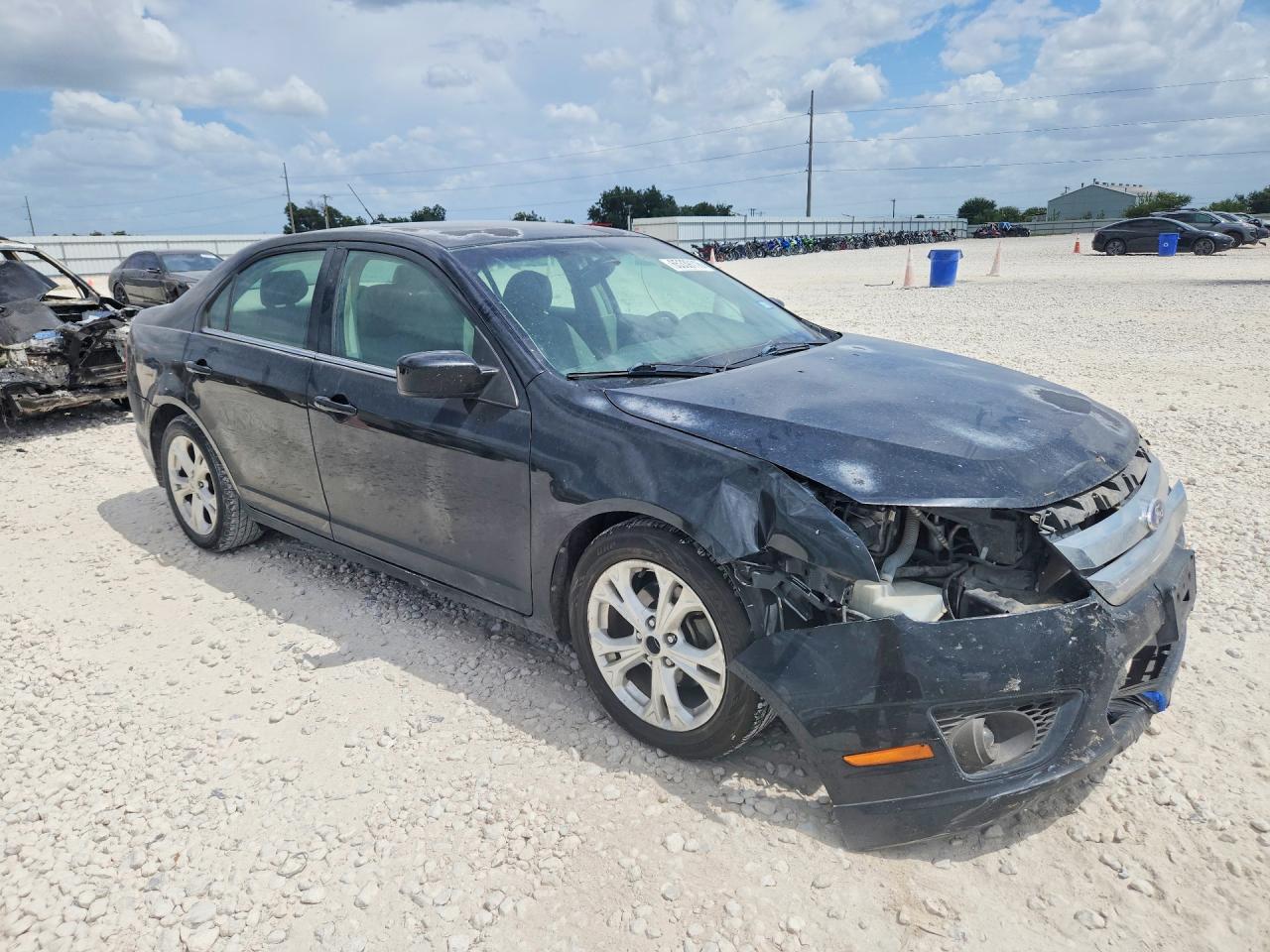 2012 Ford Fusion Se Black vin: 3FAHP0HA1CR152178