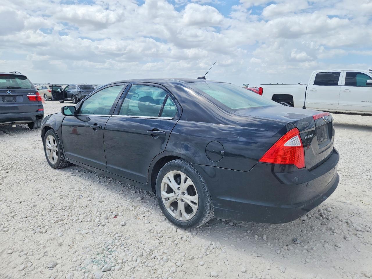2012 Ford Fusion Se Black vin: 3FAHP0HA1CR152178