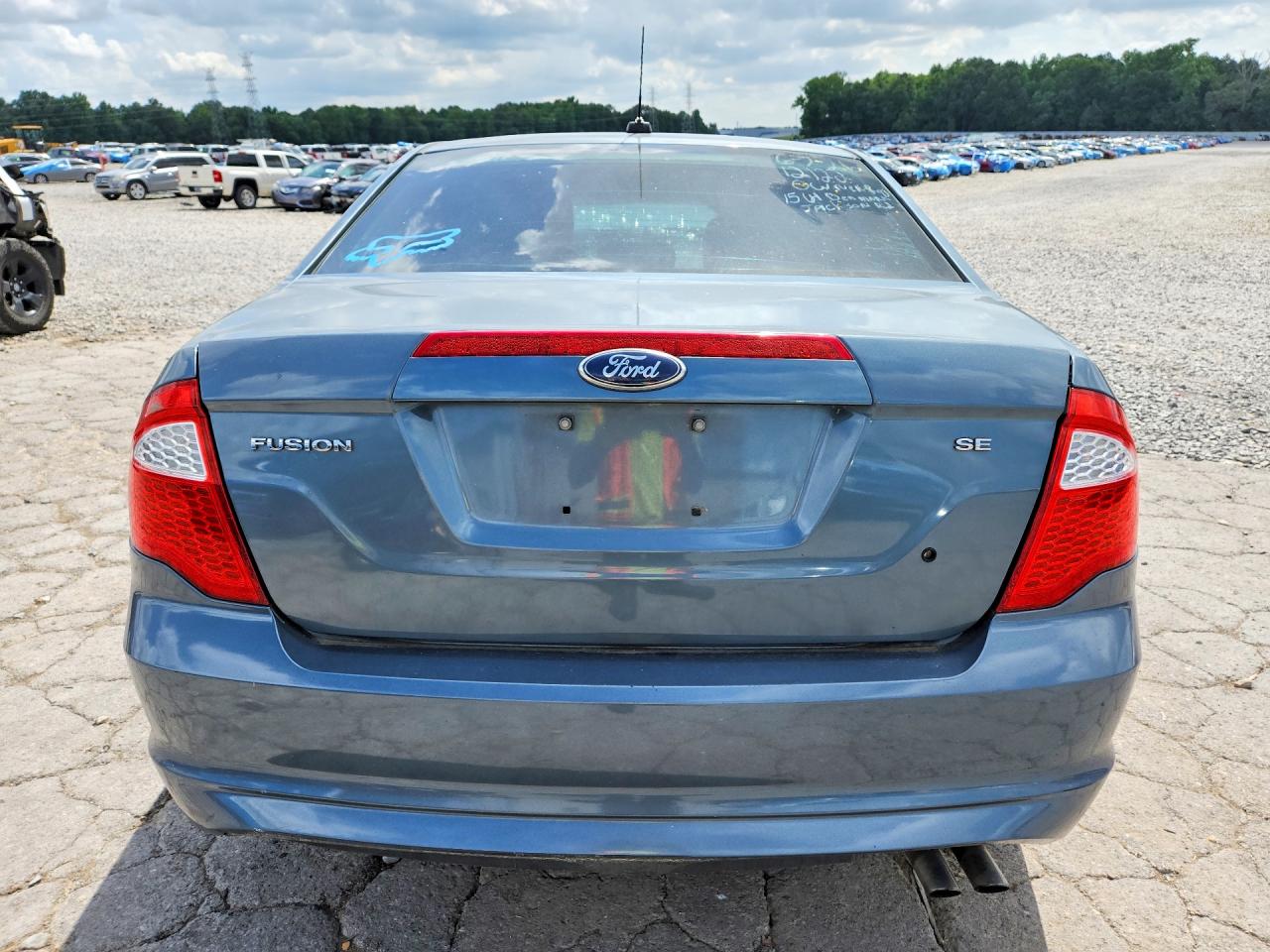 2012 Ford Fusion Se Blue vin: 3FAHP0HA1CR172320