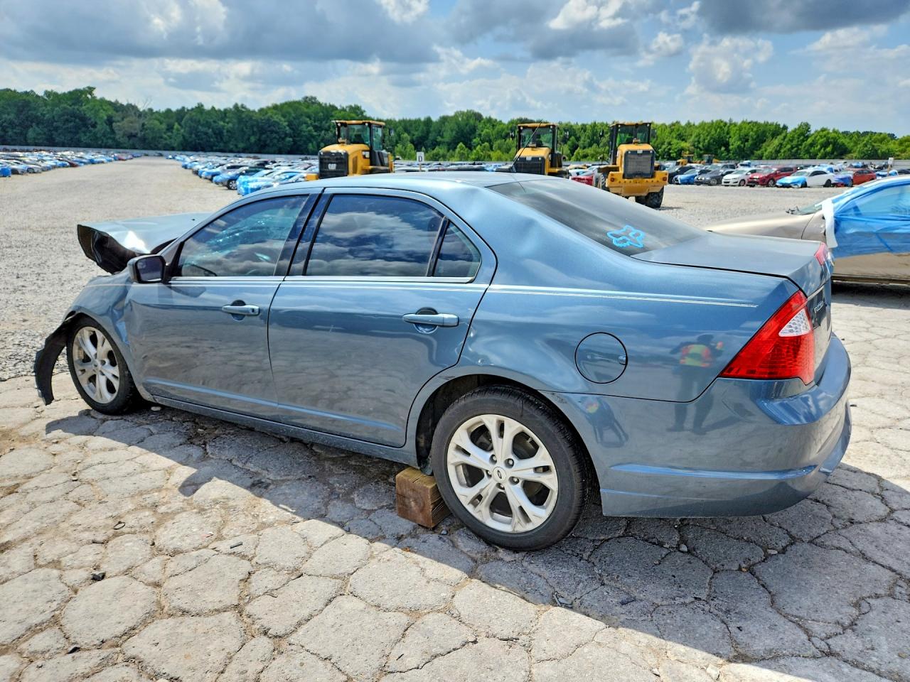 2012 Ford Fusion Se Blue vin: 3FAHP0HA1CR172320