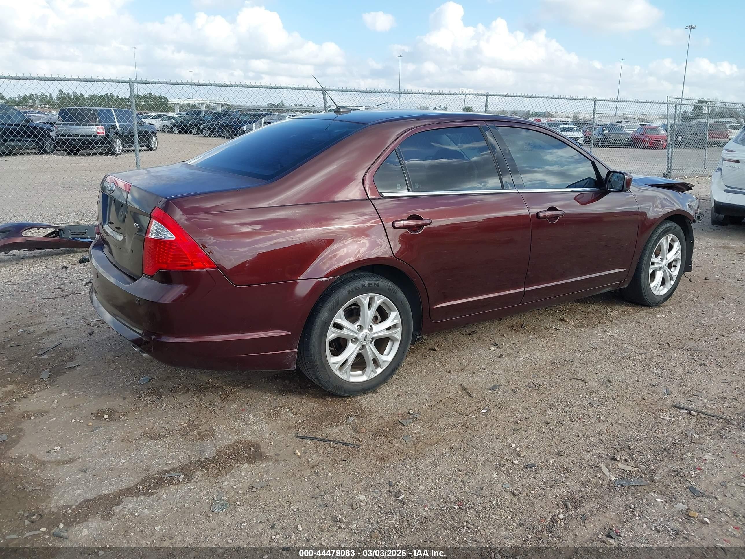 2012 Ford Fusion Se Темно-бордовый vin: 3FAHP0HA1CR218101
