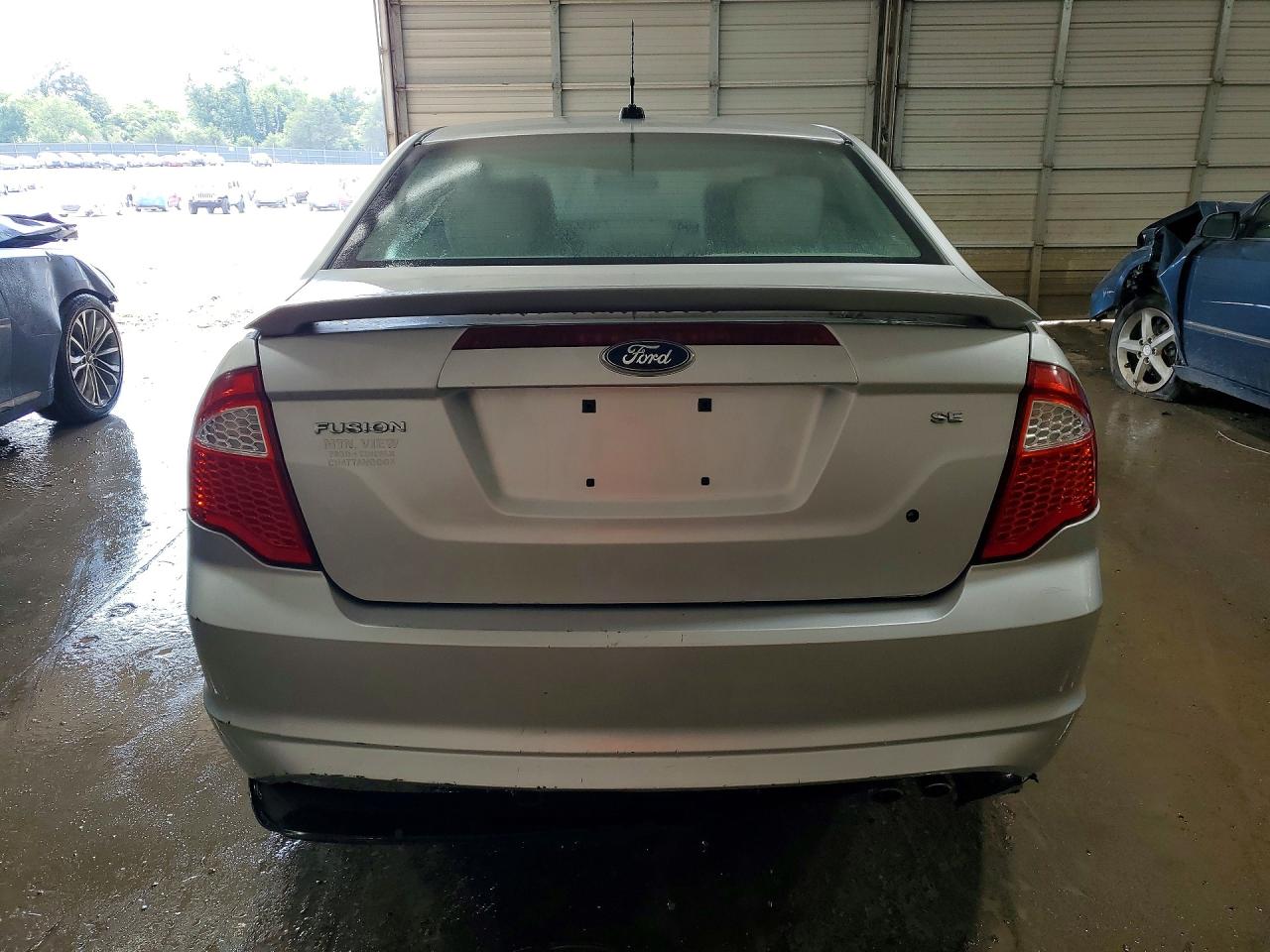 2012 Ford Fusion Se Silver vin: 3FAHP0HA1CR242379