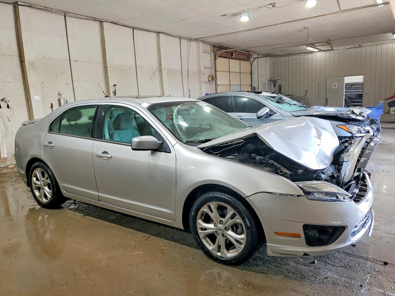 2012 Ford Fusion Se Silver vin: 3FAHP0HA1CR242379