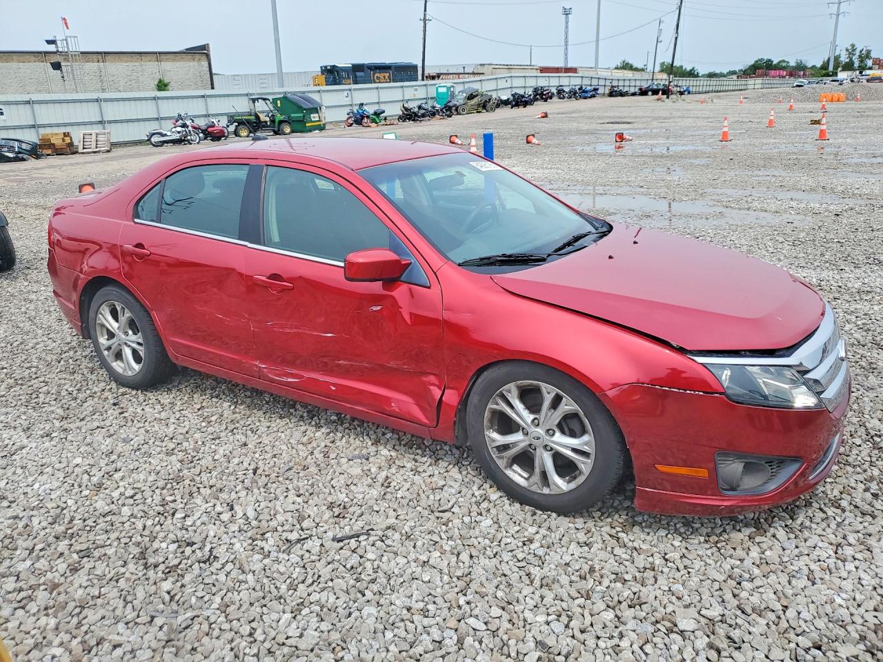 2012 Ford Fusion Se Red vin: 3FAHP0HA1CR244326