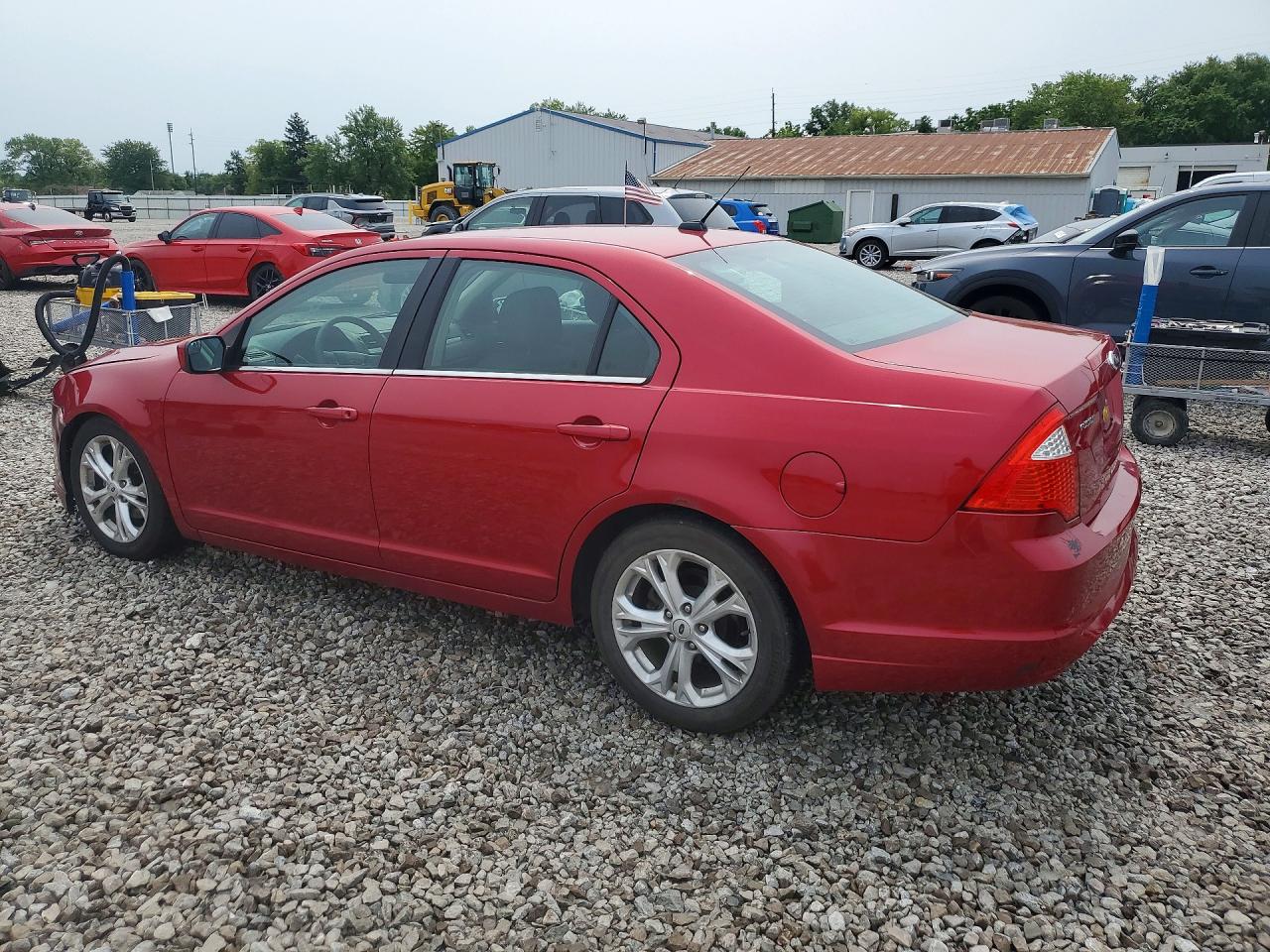 2012 Ford Fusion Se Red vin: 3FAHP0HA1CR244326