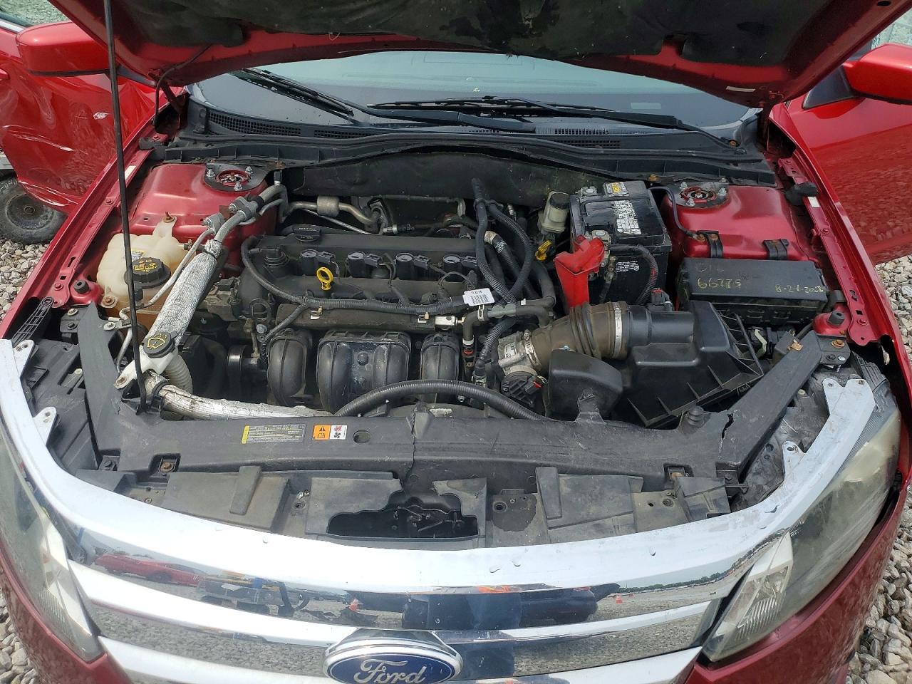 2012 Ford Fusion Se Red vin: 3FAHP0HA1CR244326