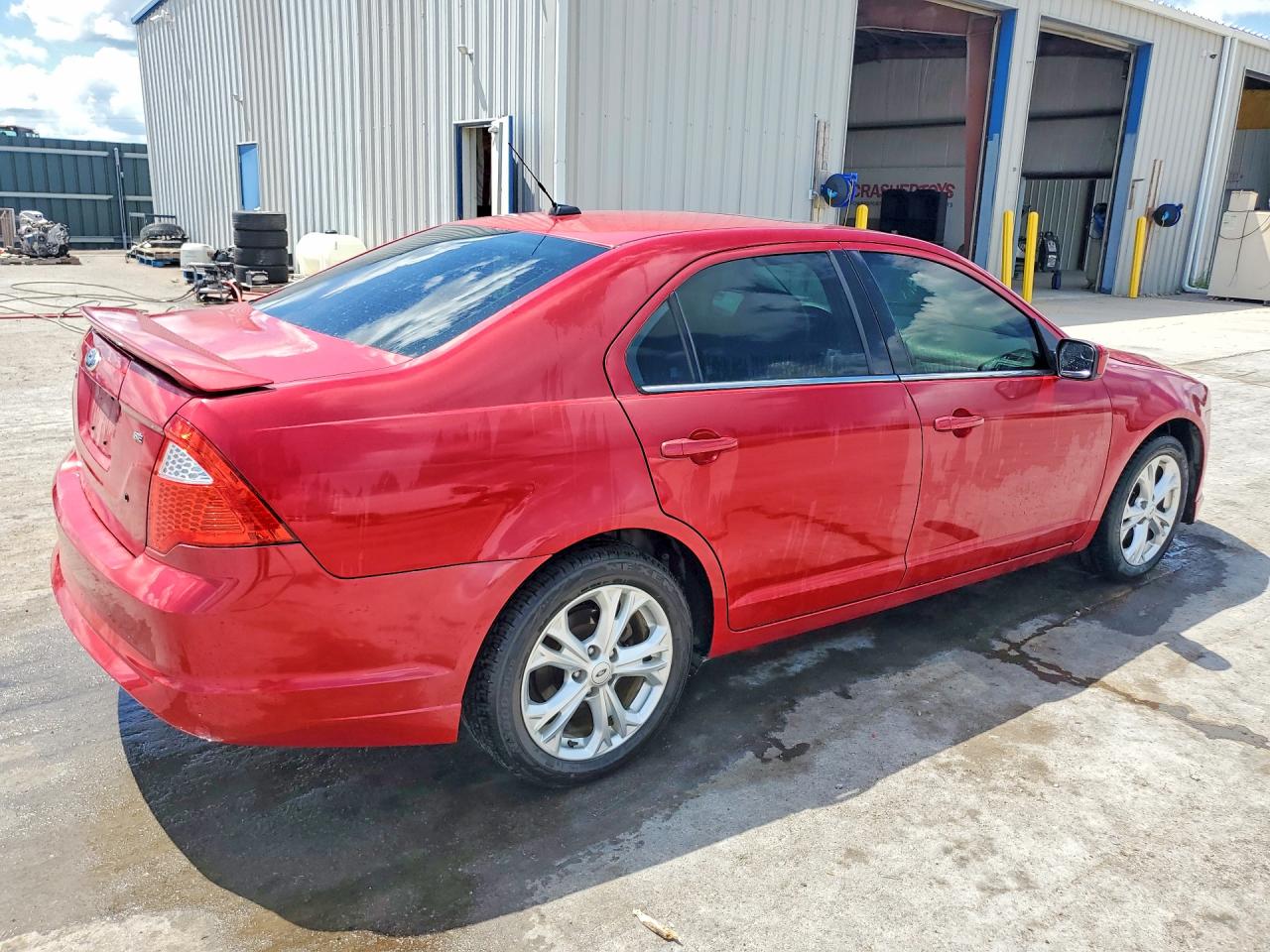 2012 Ford Fusion Se Red vin: 3FAHP0HA1CR283546