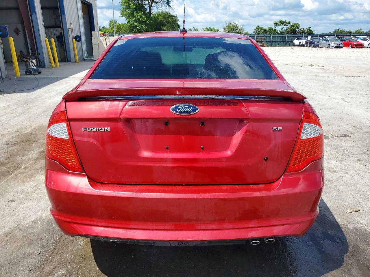 2012 Ford Fusion Se Red vin: 3FAHP0HA1CR283546