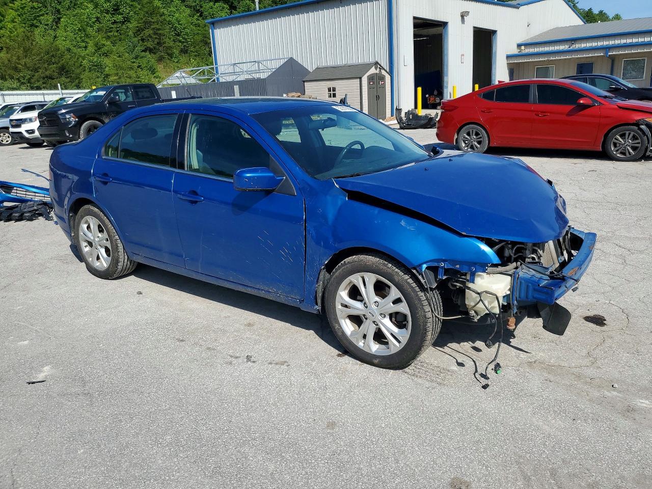 2012 Ford Fusion Se Синий vin: 3FAHP0HA1CR315895