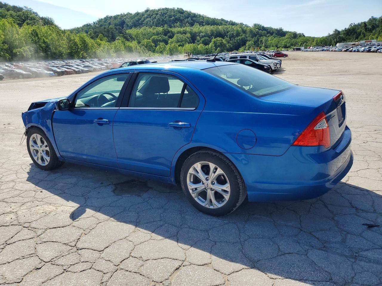 2012 Ford Fusion Se Синий vin: 3FAHP0HA1CR315895