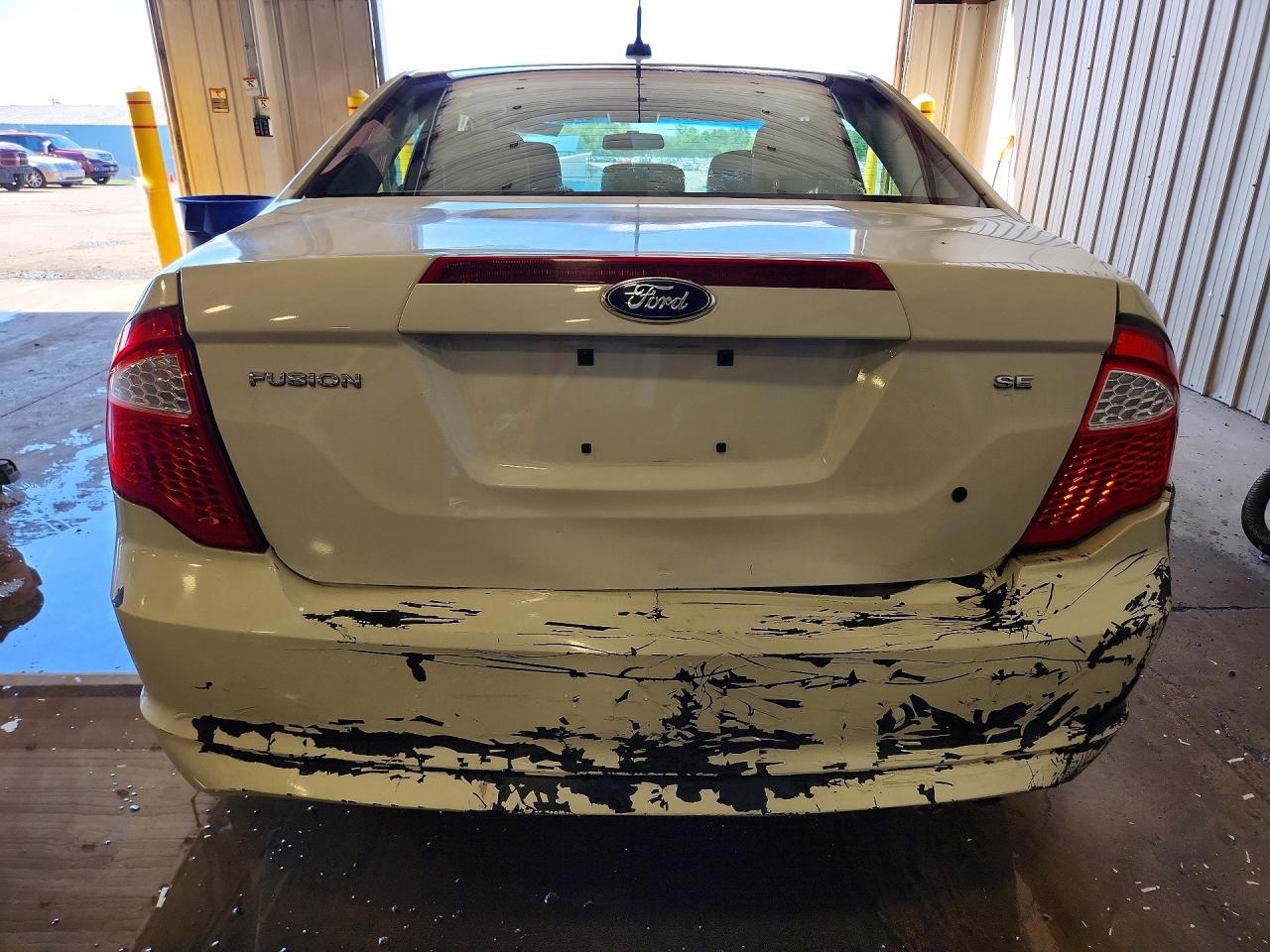 2012 Ford Fusion Se White vin: 3FAHP0HA1CR365129