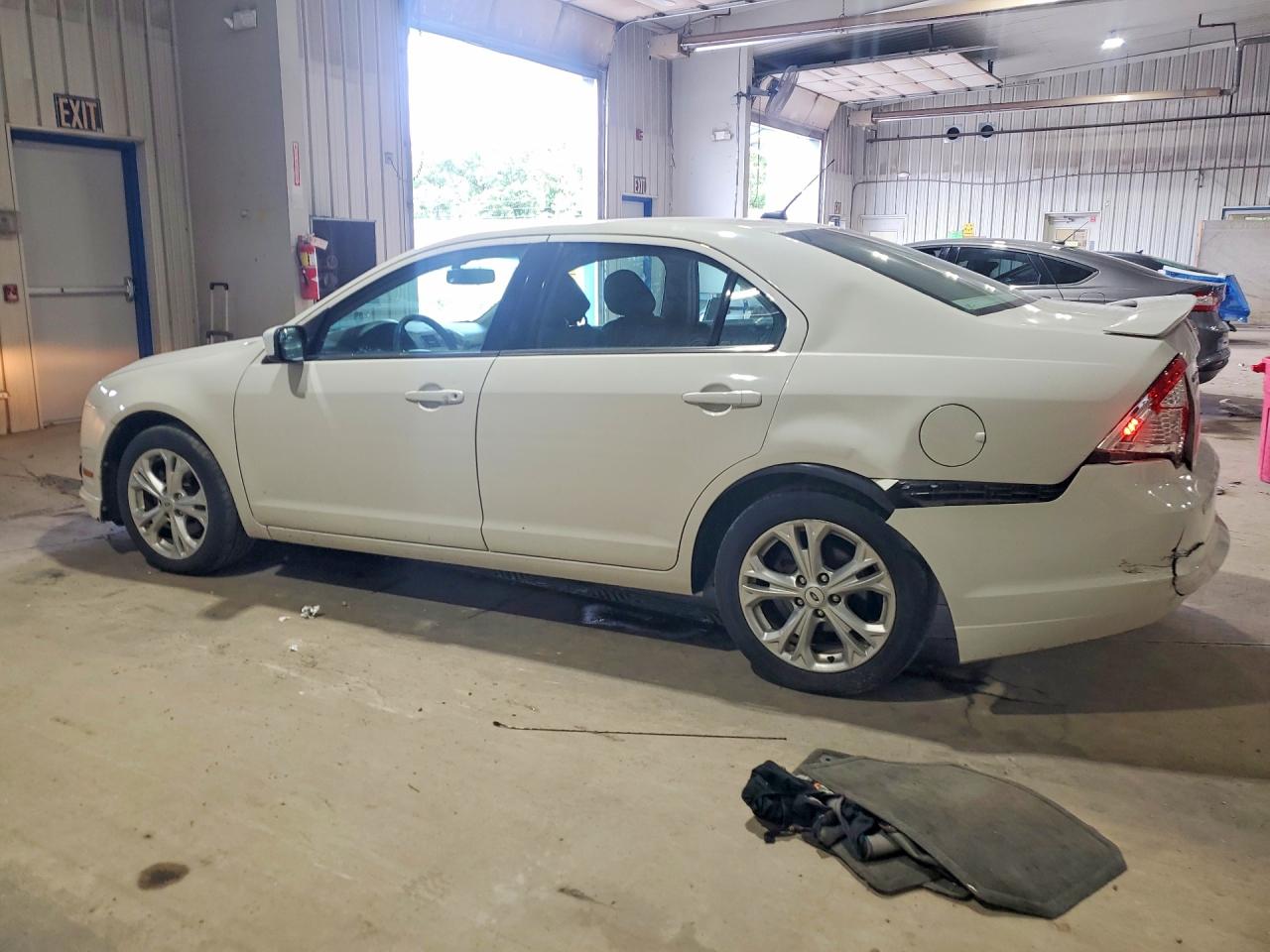 2012 Ford Fusion Se White vin: 3FAHP0HA1CR387485