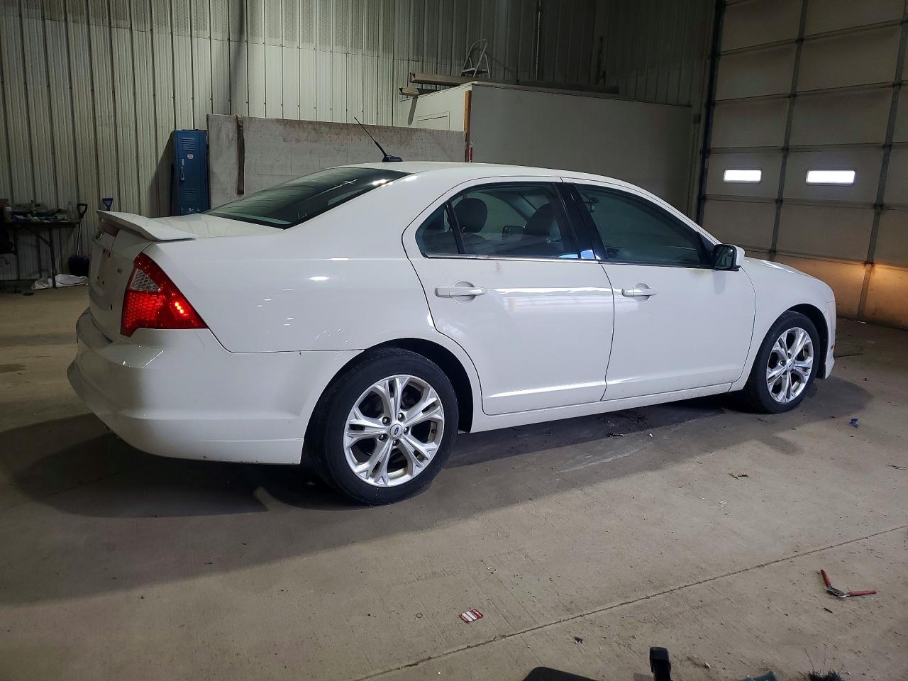 2012 Ford Fusion Se White vin: 3FAHP0HA1CR387485