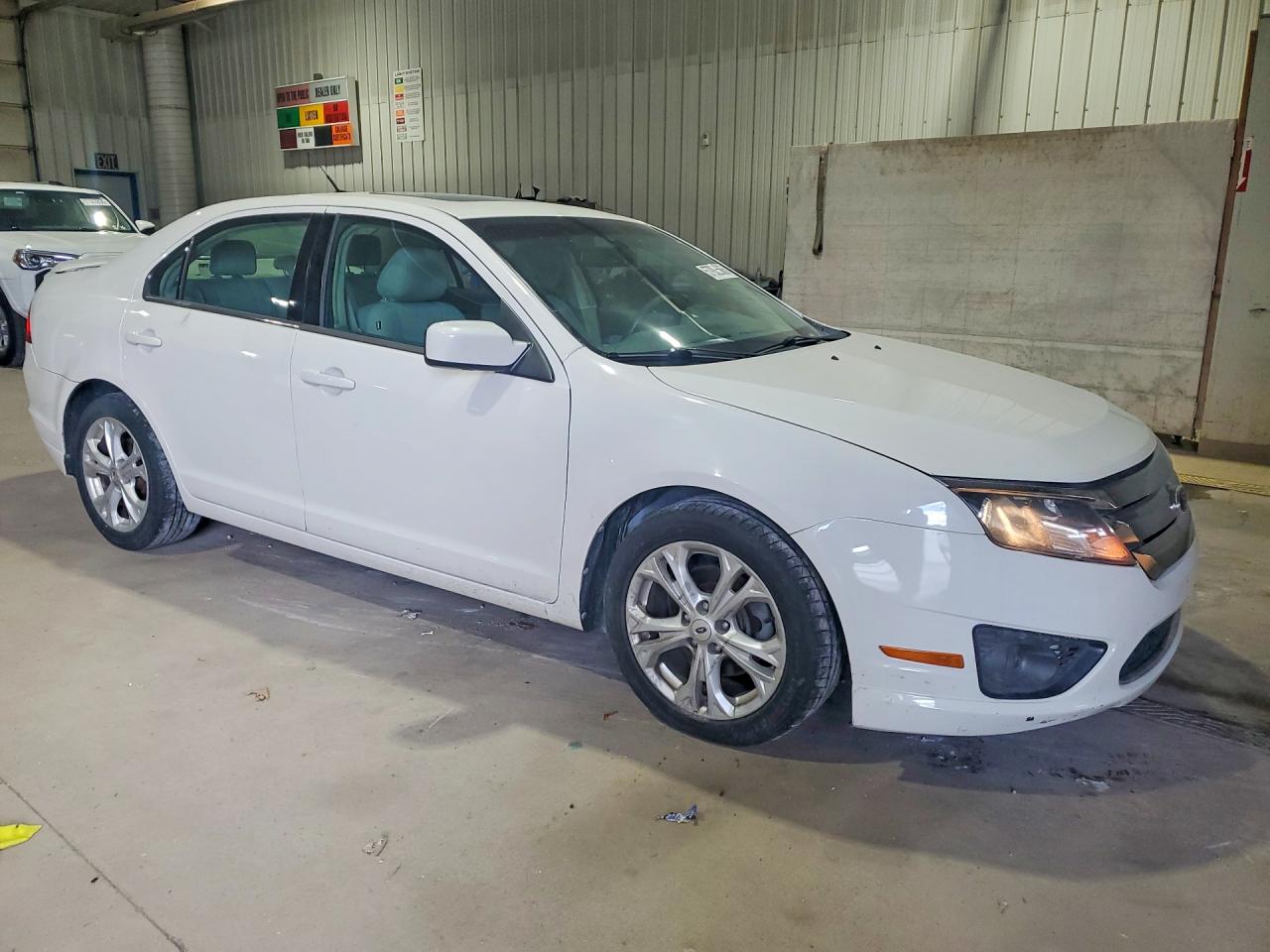 2012 Ford Fusion Se White vin: 3FAHP0HA1CR387485
