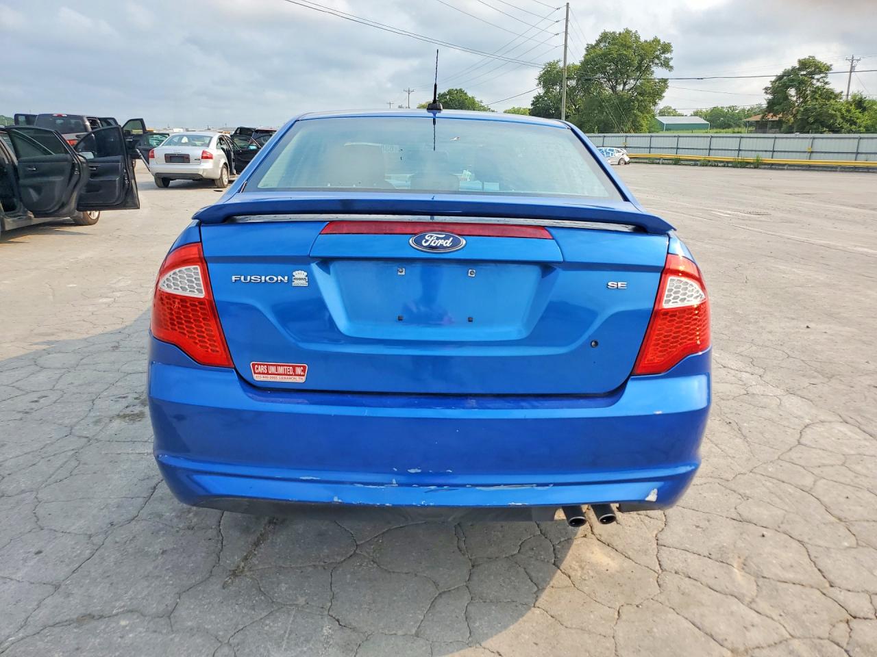 2012 Ford Fusion Se Blue vin: 3FAHP0HA1CR435888