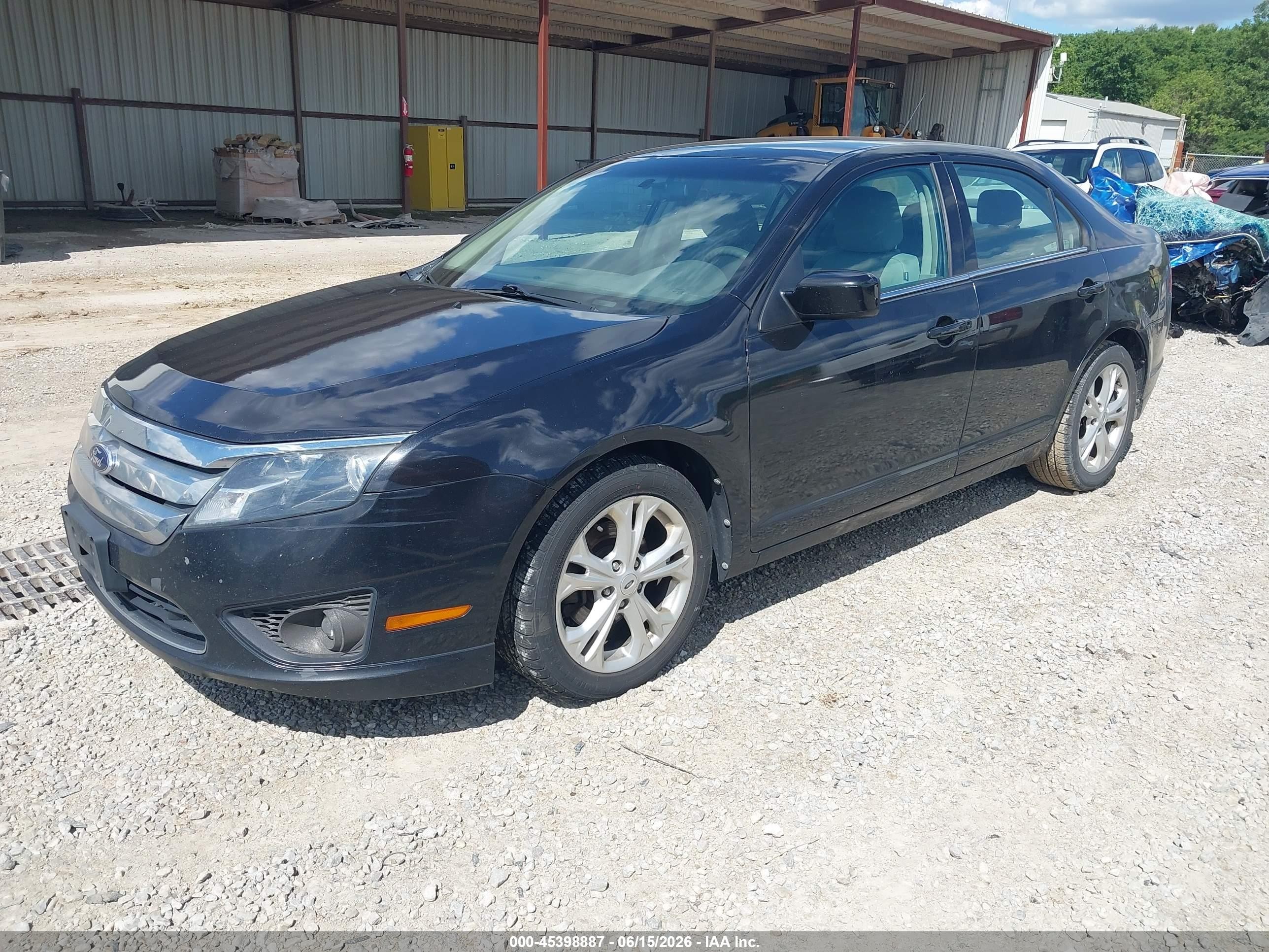 2012 Ford Fusion Se Black vin: 3FAHP0HA1CR446793