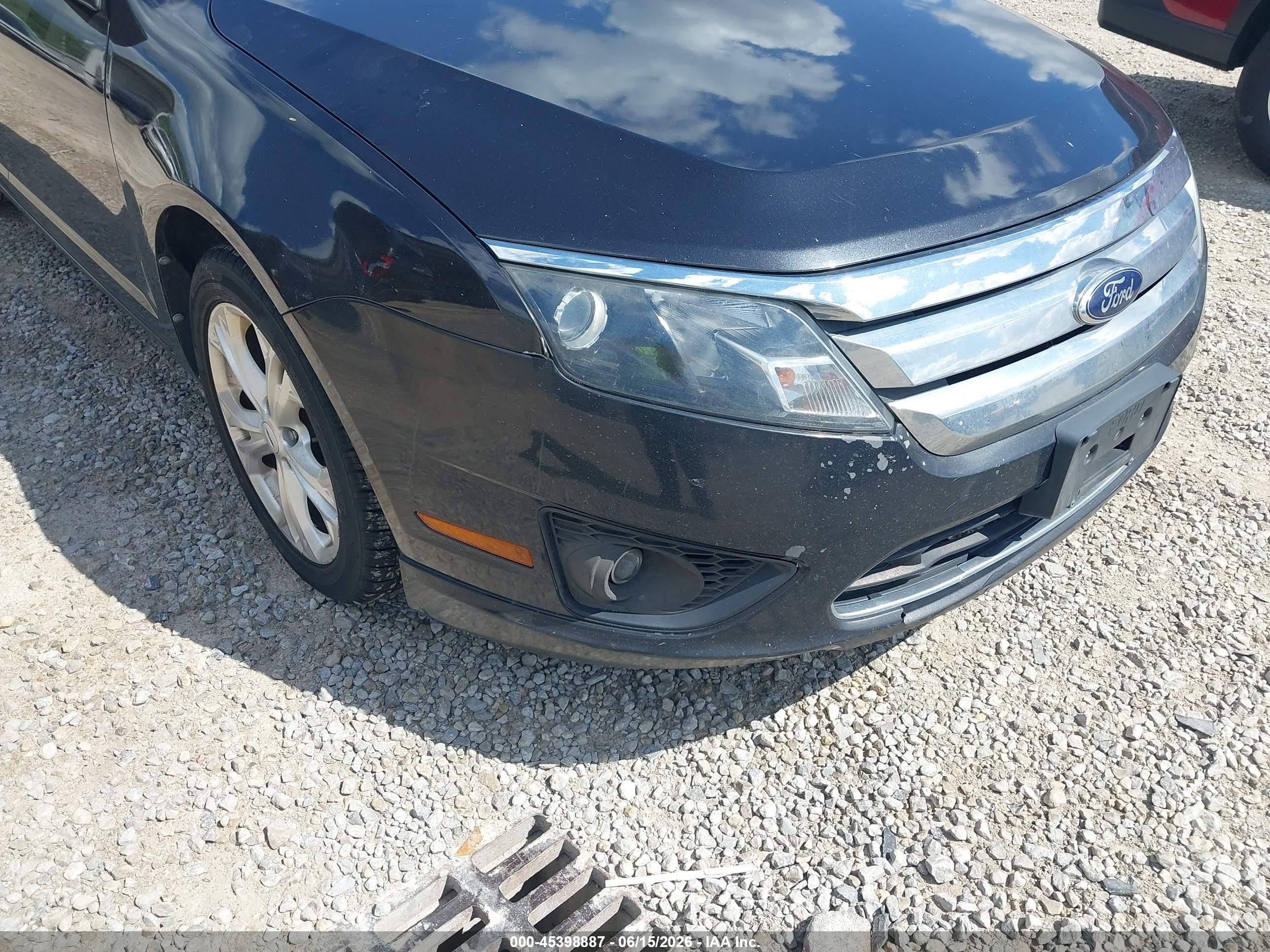 2012 Ford Fusion Se Black vin: 3FAHP0HA1CR446793