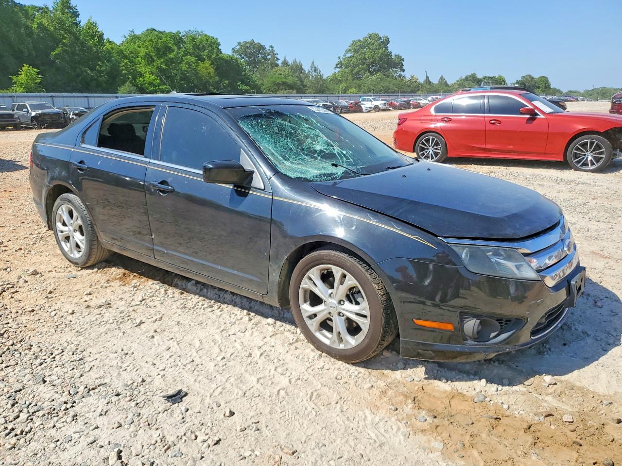 2010 Ford Fusion Se Black vin: 3FAHP0HA2AR102337