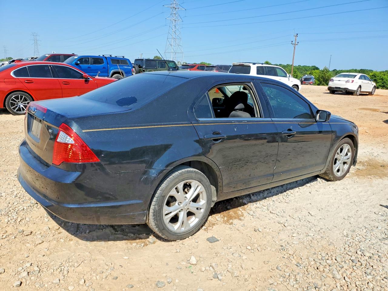 2010 Ford Fusion Se Black vin: 3FAHP0HA2AR102337