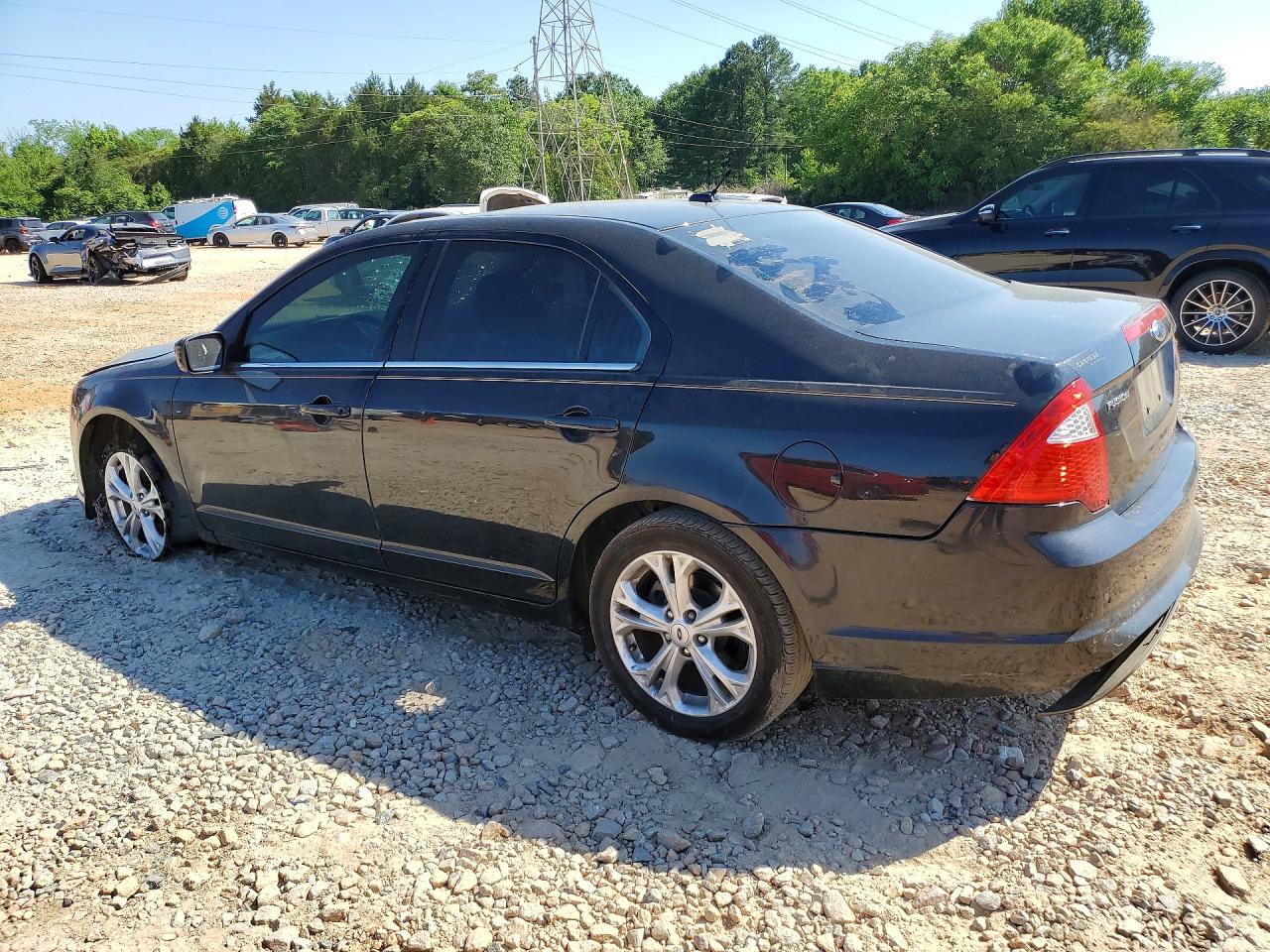 2010 Ford Fusion Se Black vin: 3FAHP0HA2AR102337