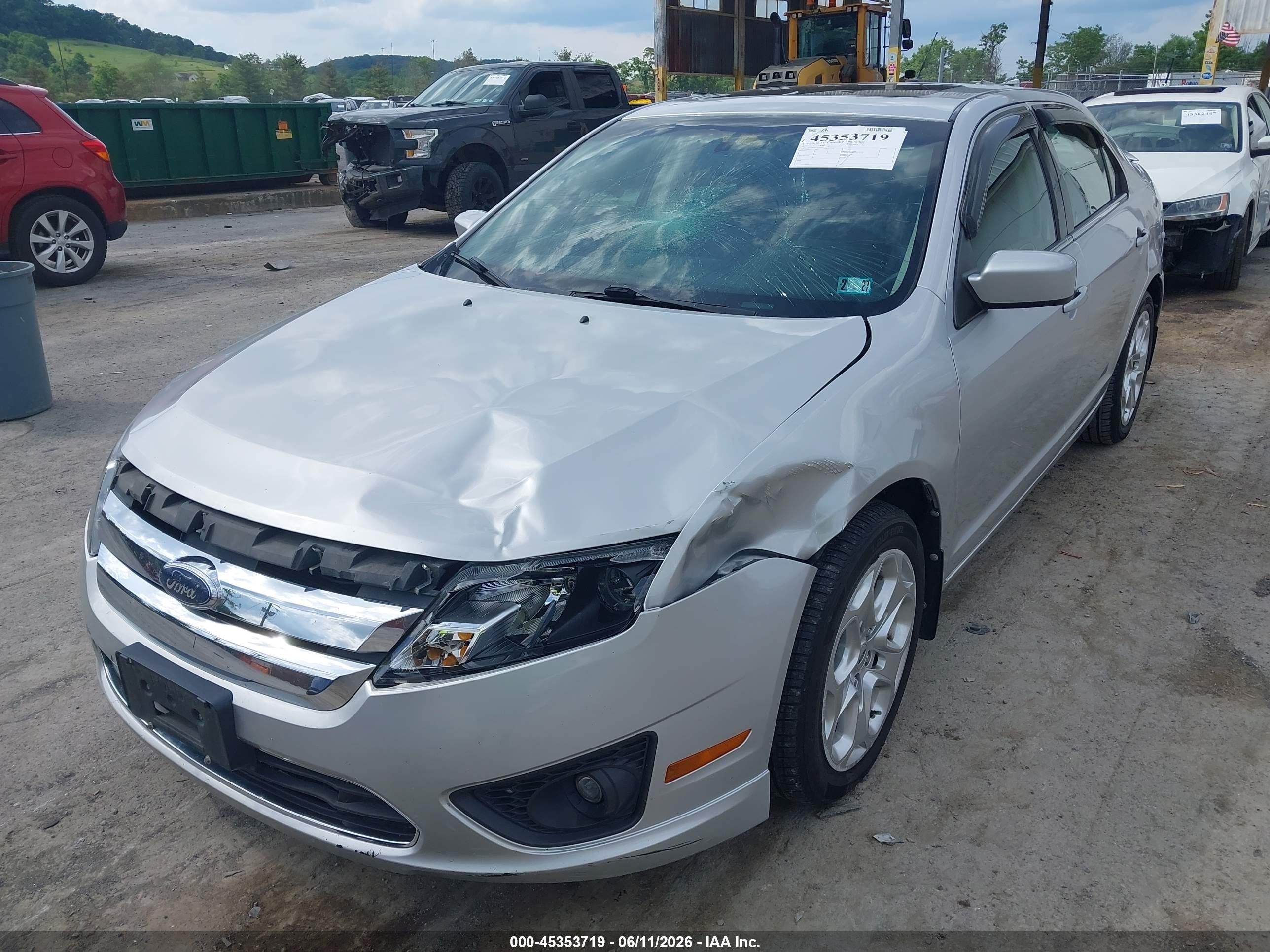 2010 Ford Fusion Se Silver vin: 3FAHP0HA2AR115590