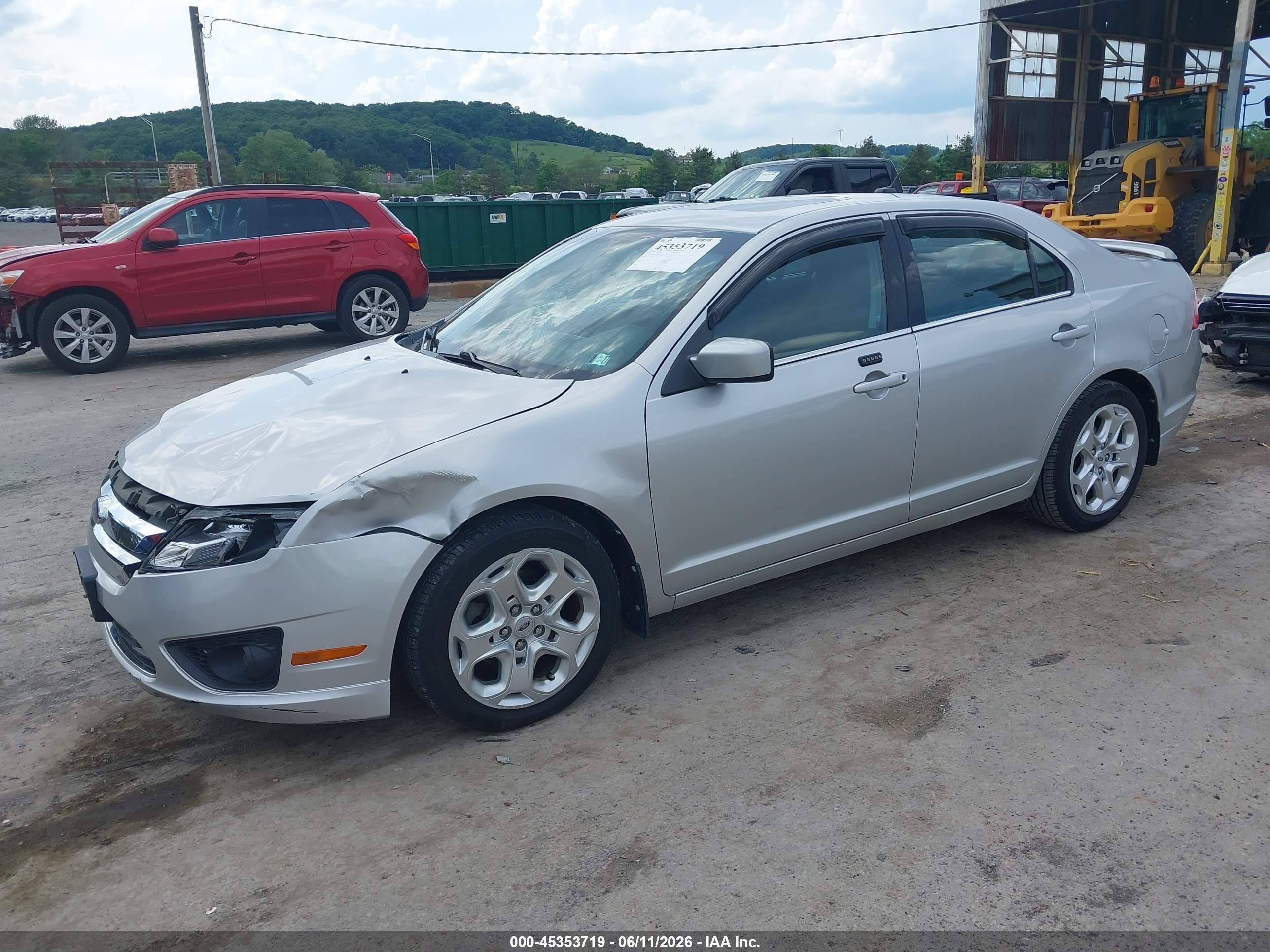 2010 Ford Fusion Se Silver vin: 3FAHP0HA2AR115590