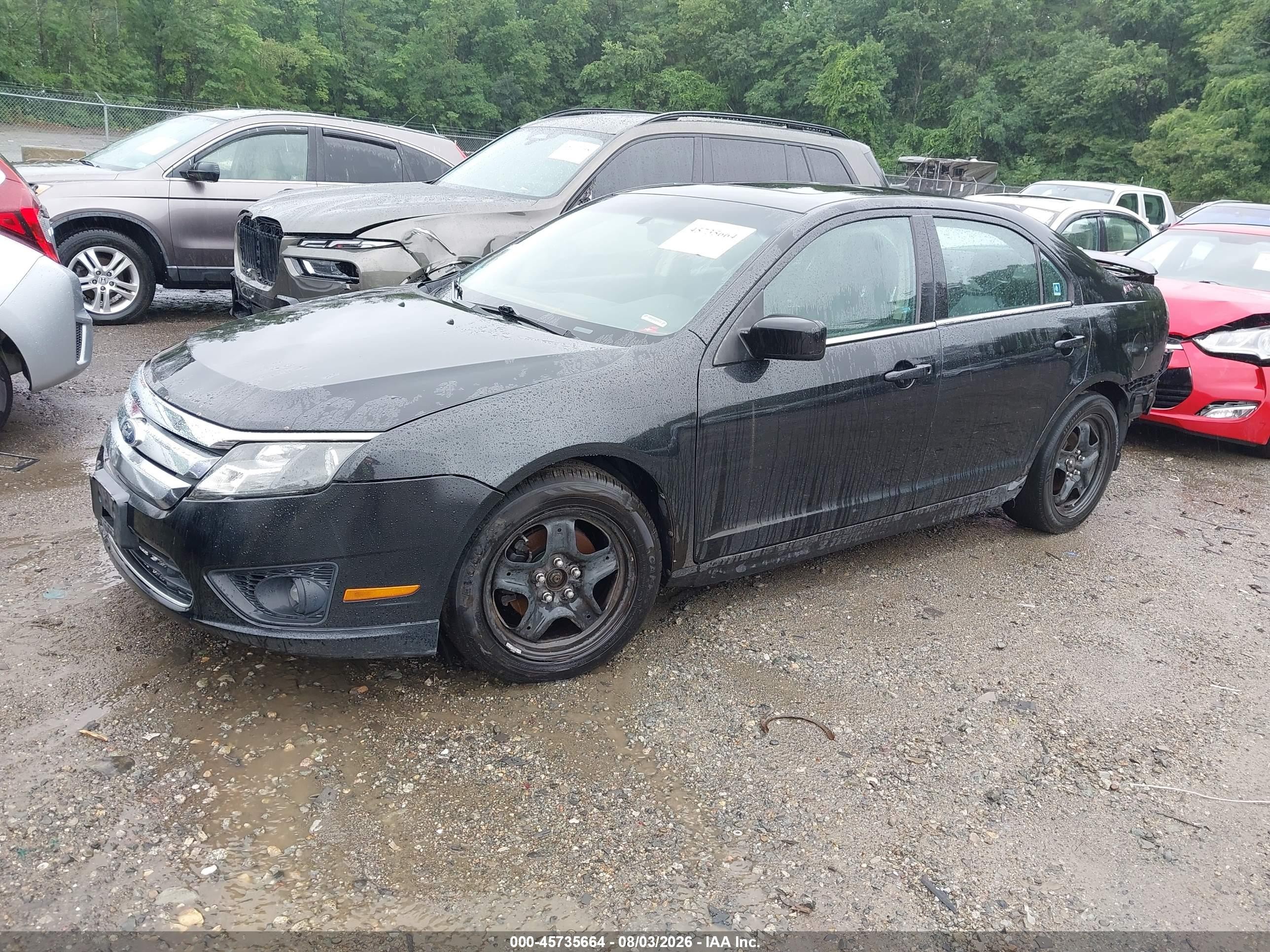 2010 Ford Fusion Se Black vin: 3FAHP0HA2AR133913