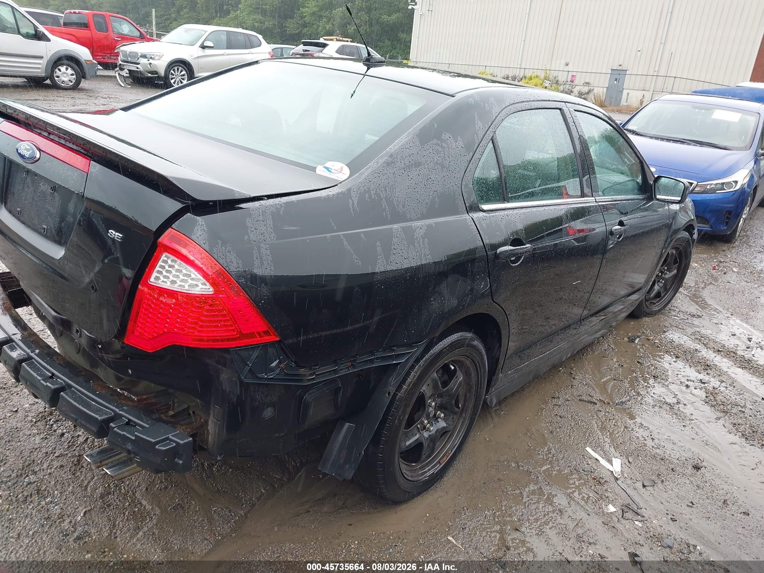 2010 Ford Fusion Se Black vin: 3FAHP0HA2AR133913