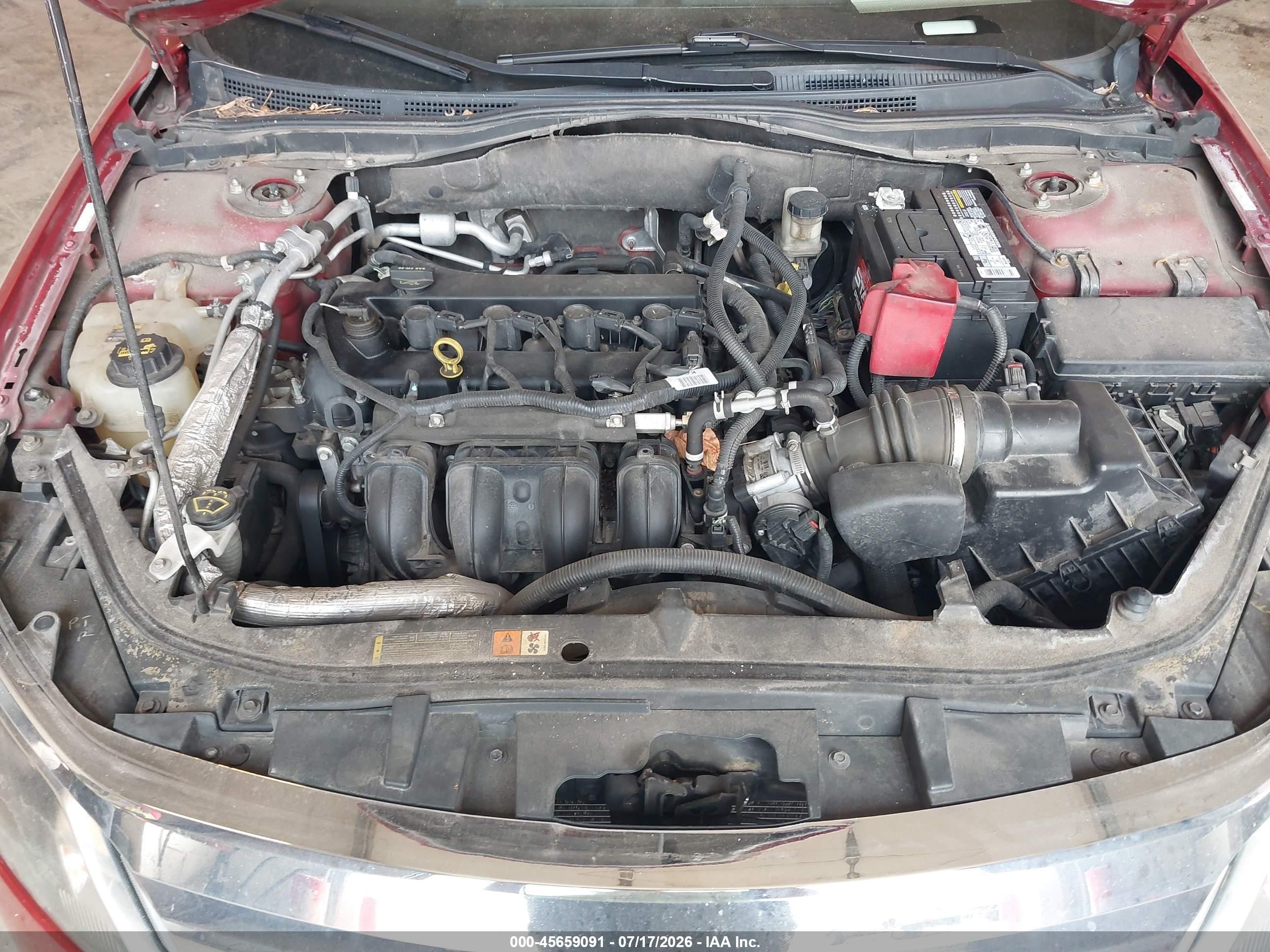 2010 Ford Fusion Se Красный vin: 3FAHP0HA2AR141929