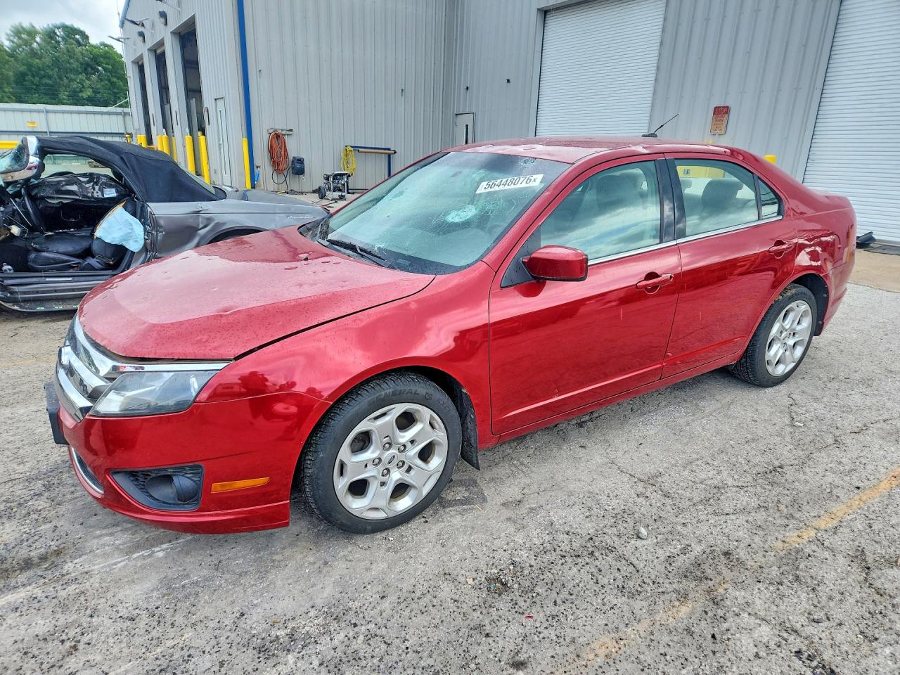 2010 Ford Fusion Red vin: 3FAHP0HA2AR142255