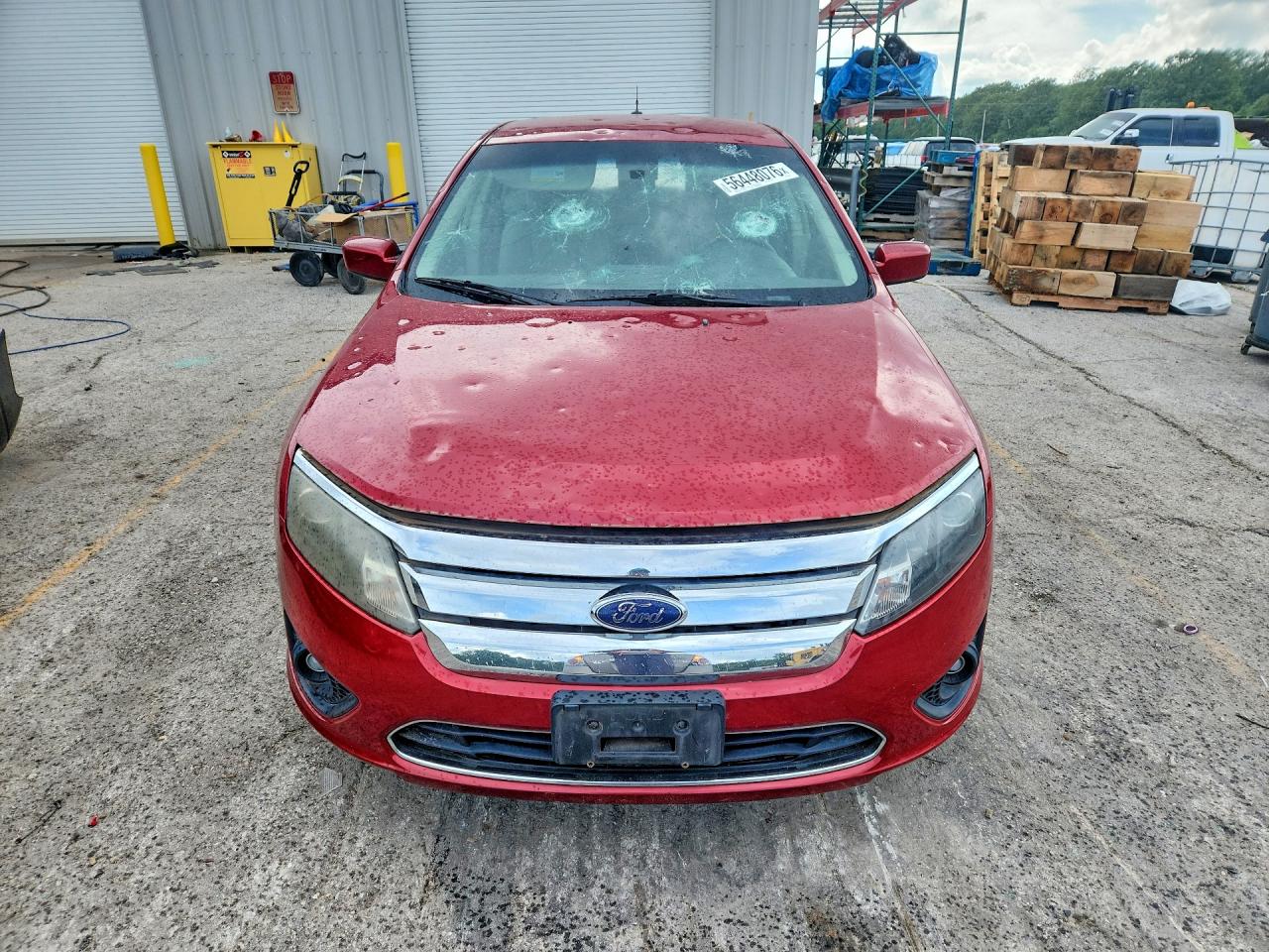 2010 Ford Fusion Red vin: 3FAHP0HA2AR142255