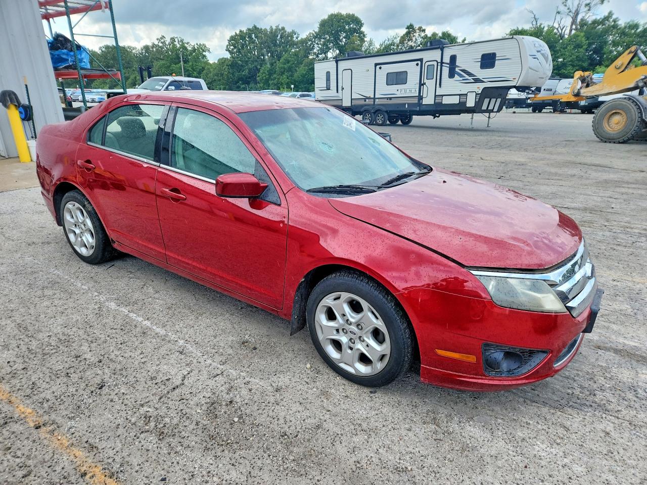 2010 Ford Fusion Red vin: 3FAHP0HA2AR142255