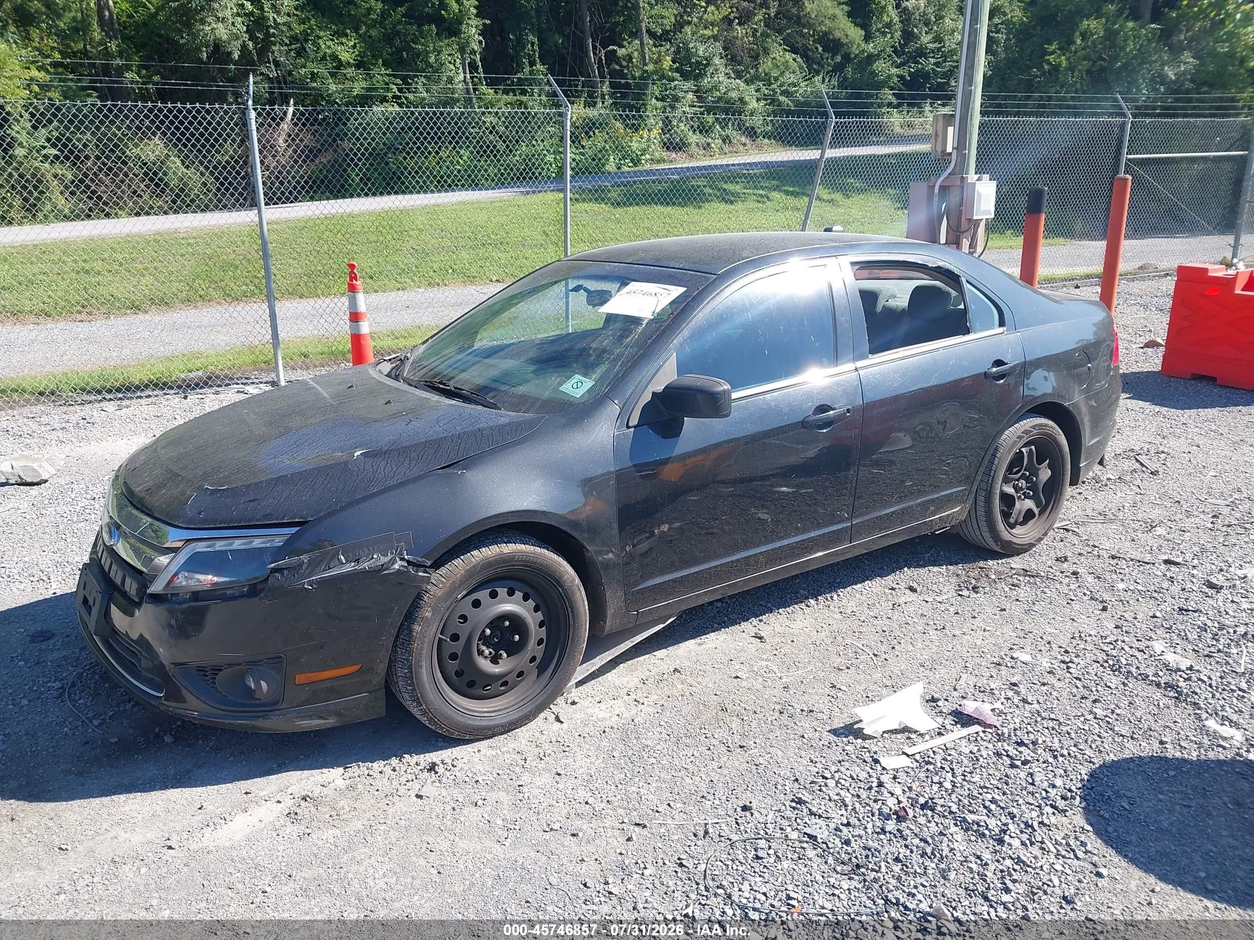 2010 Ford Fusion Se Black vin: 3FAHP0HA2AR190614
