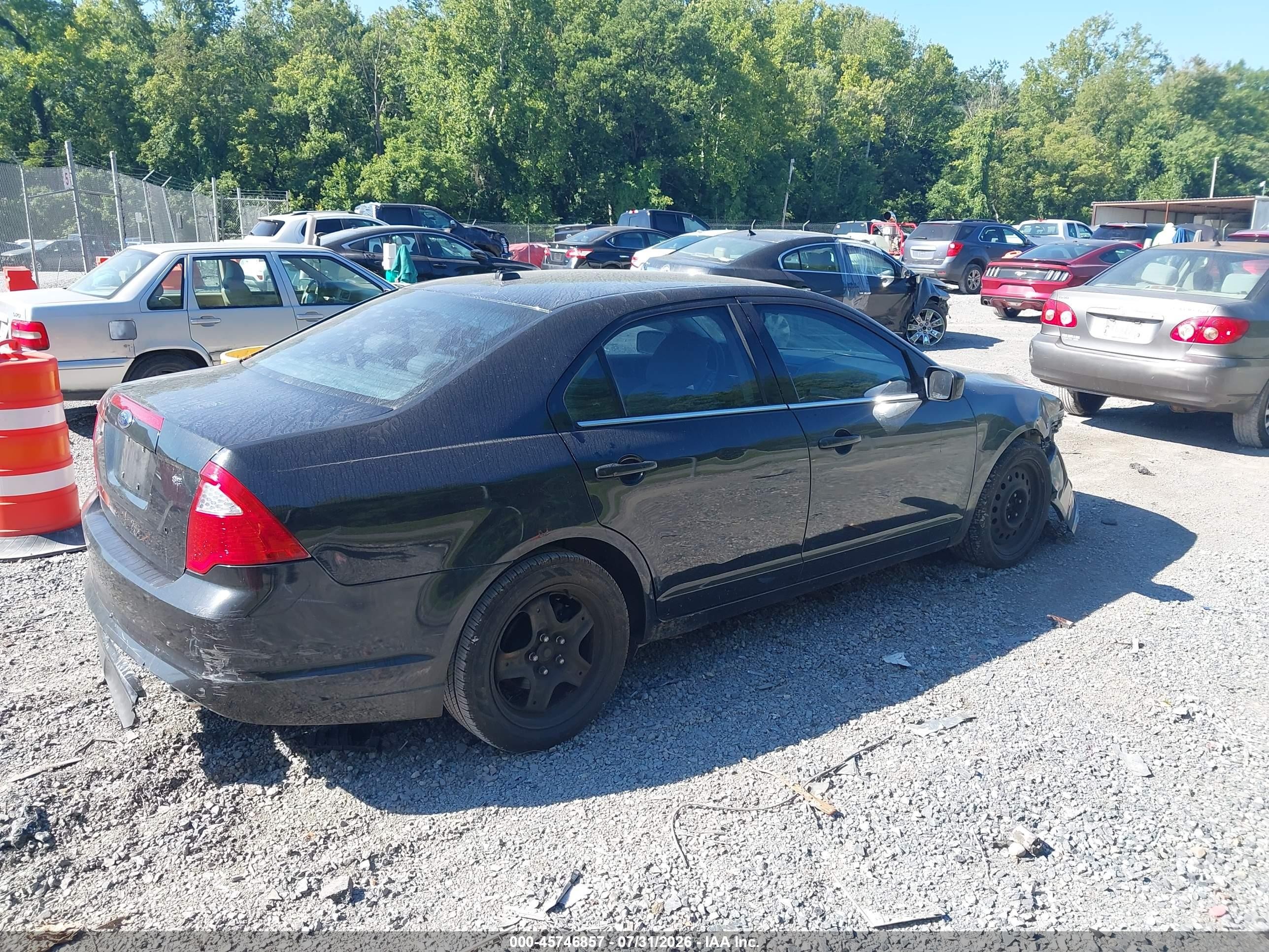2010 Ford Fusion Se Black vin: 3FAHP0HA2AR190614